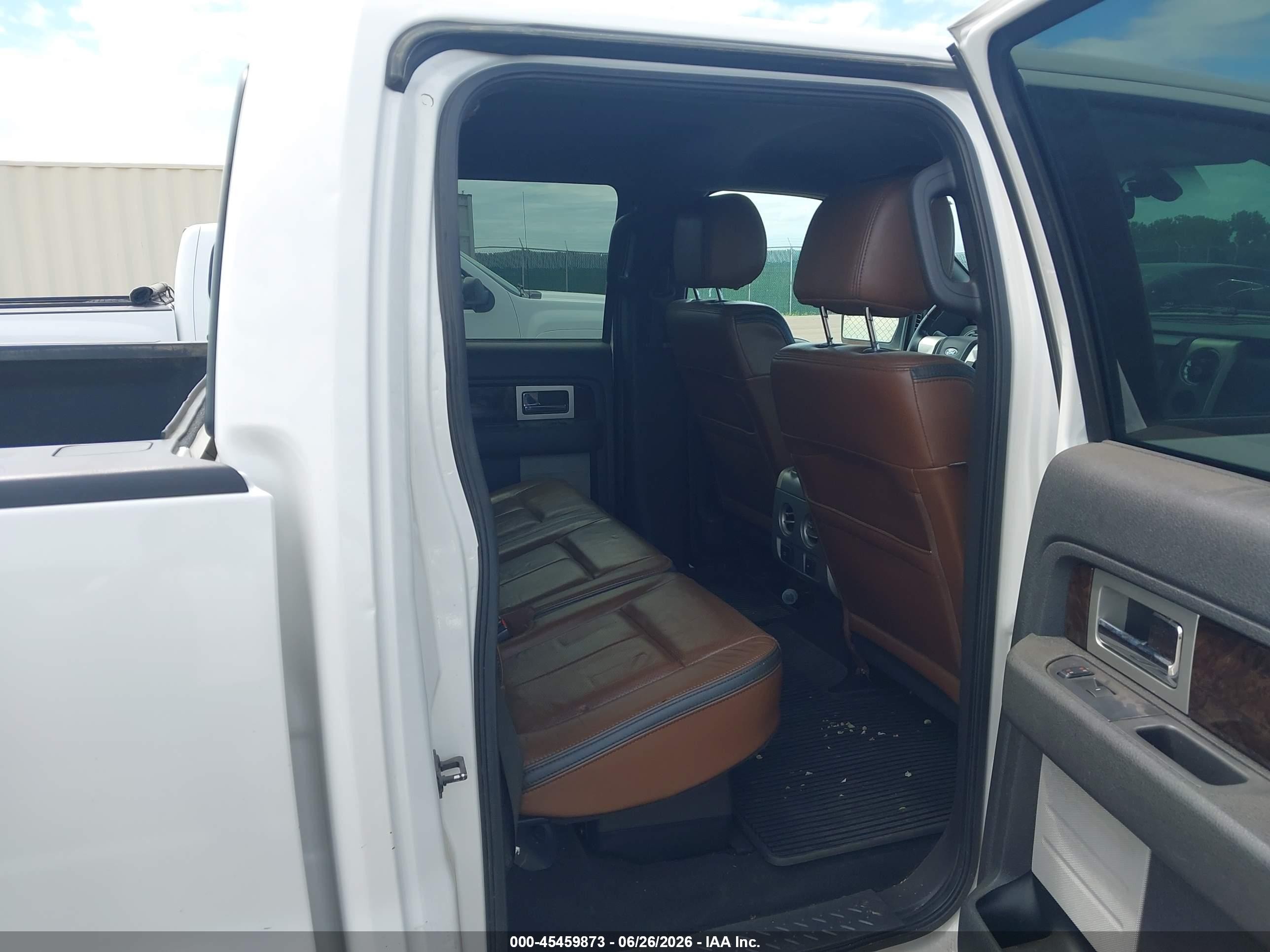 2013 Ford F-150 Platinum White vin: 1FTFW1ETXDFA74479