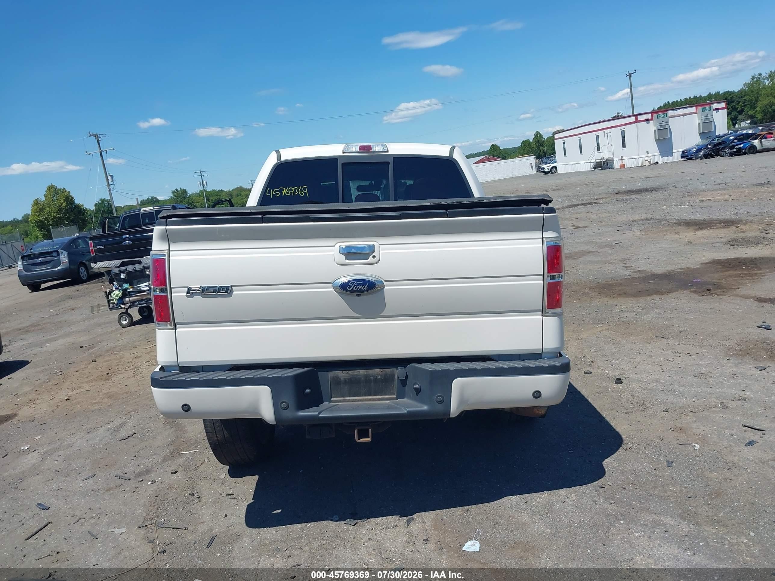 2013 Ford F-150 Limited White vin: 1FTFW1ETXDFA85448