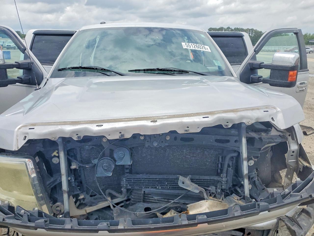 2013 Ford F150 Supercrew Silver vin: 1FTFW1ETXDFA85532