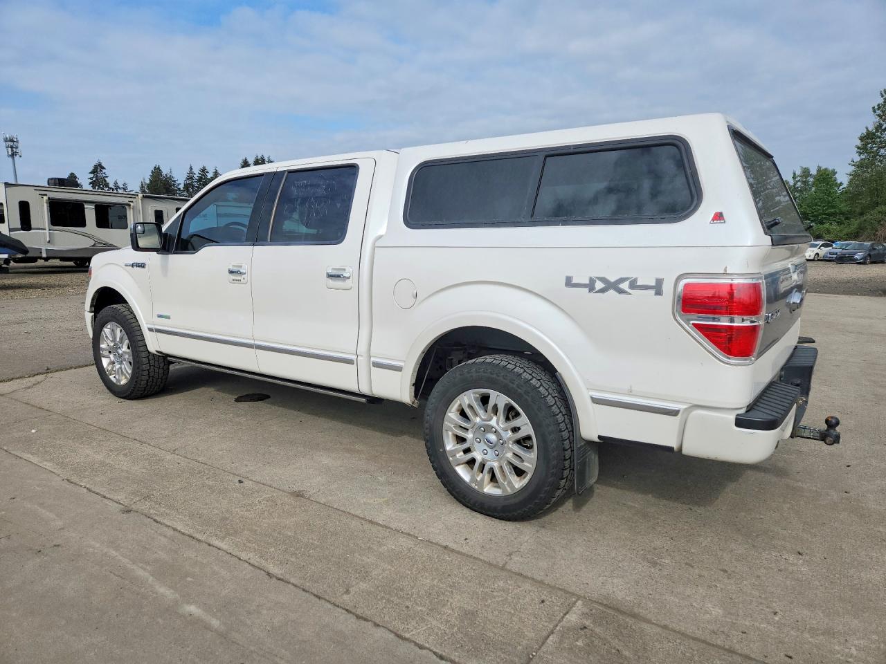 2013 Ford F150 Supercrew White vin: 1FTFW1ETXDFB24894