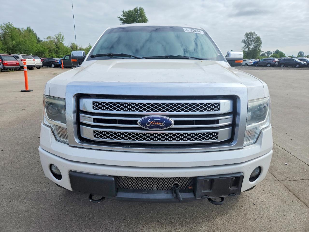 2013 Ford F150 Supercrew White vin: 1FTFW1ETXDFB24894