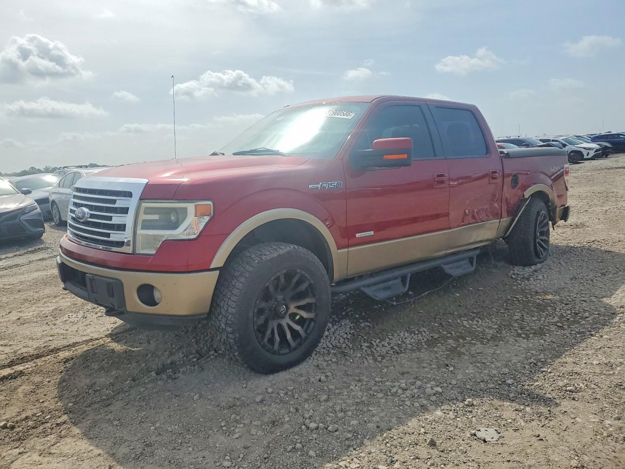 2013 Ford F150 Supercrew Red vin: 1FTFW1ETXDFB29318