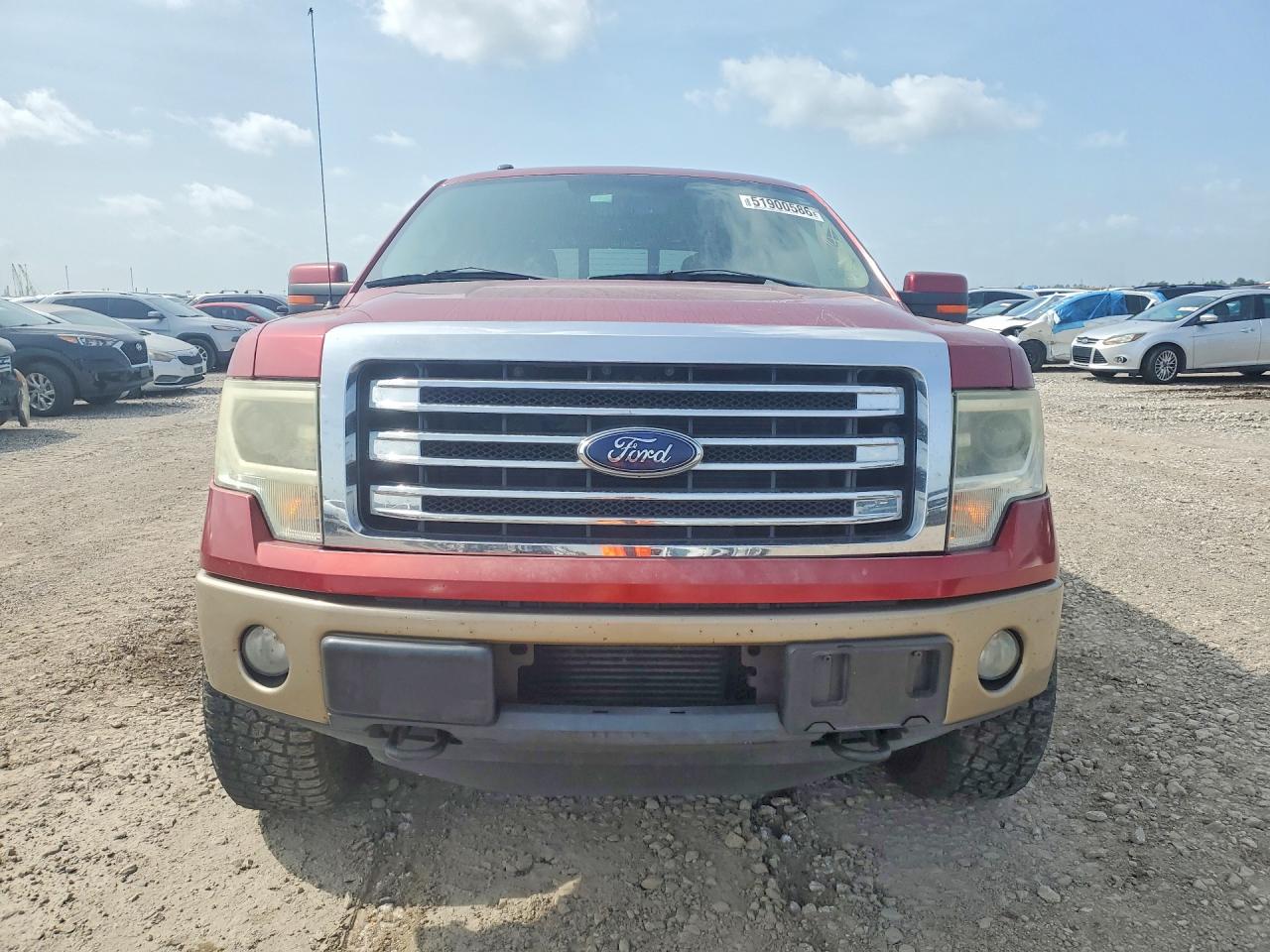 2013 Ford F150 Supercrew Red vin: 1FTFW1ETXDFB29318