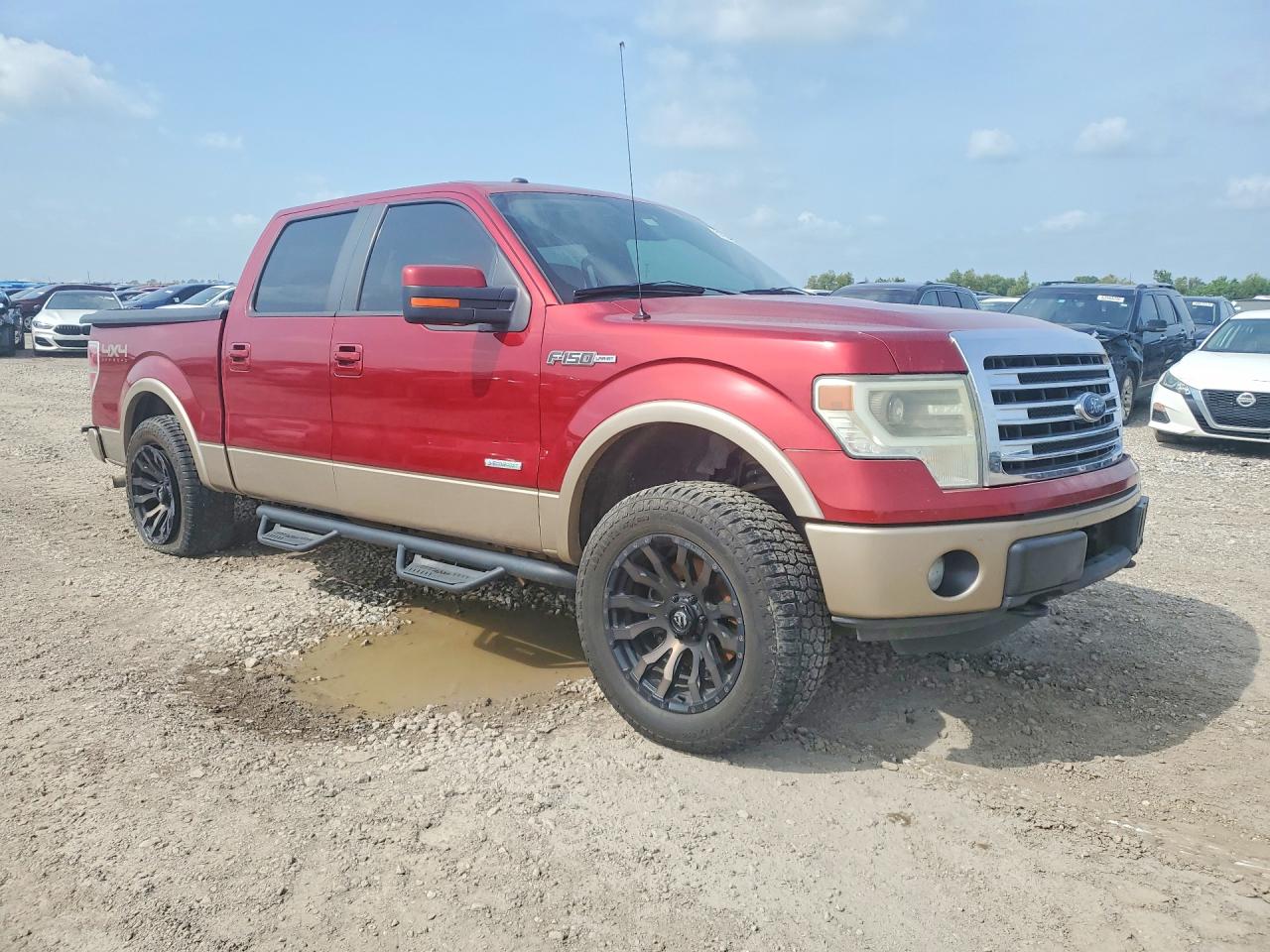 2013 Ford F150 Supercrew Red vin: 1FTFW1ETXDFB29318