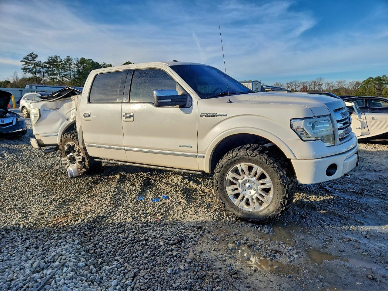 2013 Ford F150 Supercrew Белый vin: 1FTFW1ETXDFB41288