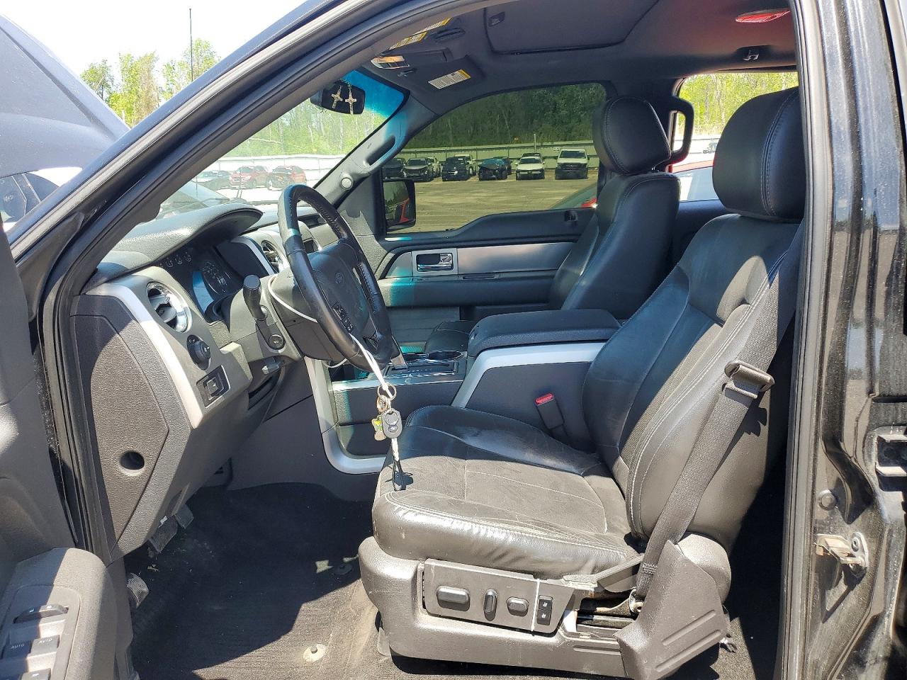 2013 Ford F150 Supercrew Black vin: 1FTFW1ETXDFB58611