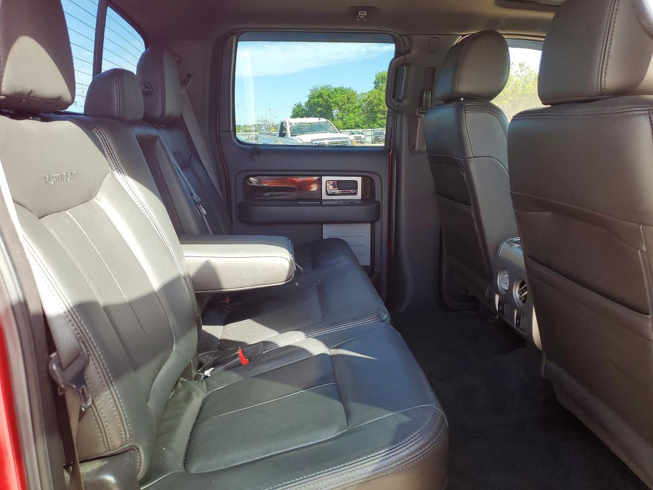 2013 Ford F150 Supercrew Red vin: 1FTFW1ETXDFB74856