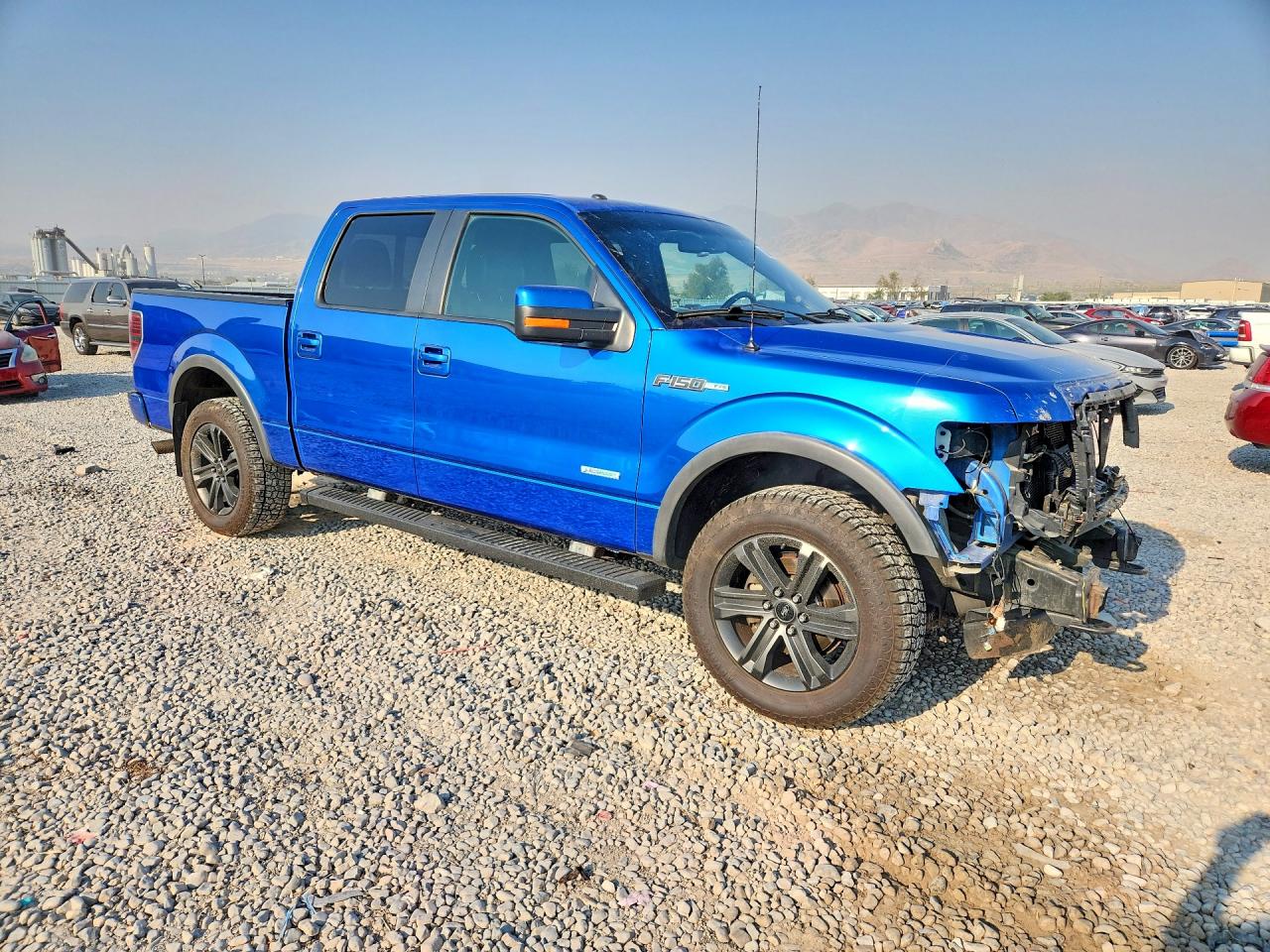 2013 Ford F150 Supercrew Blue vin: 1FTFW1ETXDFB93732