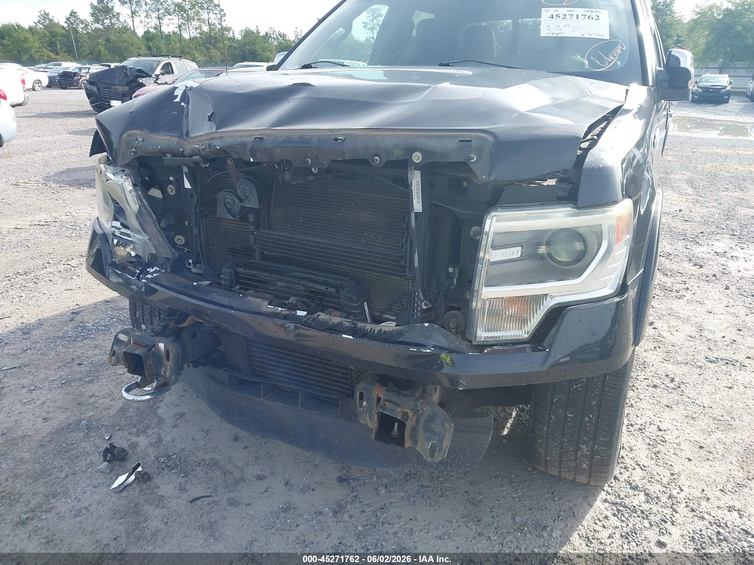 2013 Ford F-150 Lariat Черный vin: 1FTFW1ETXDFC04308