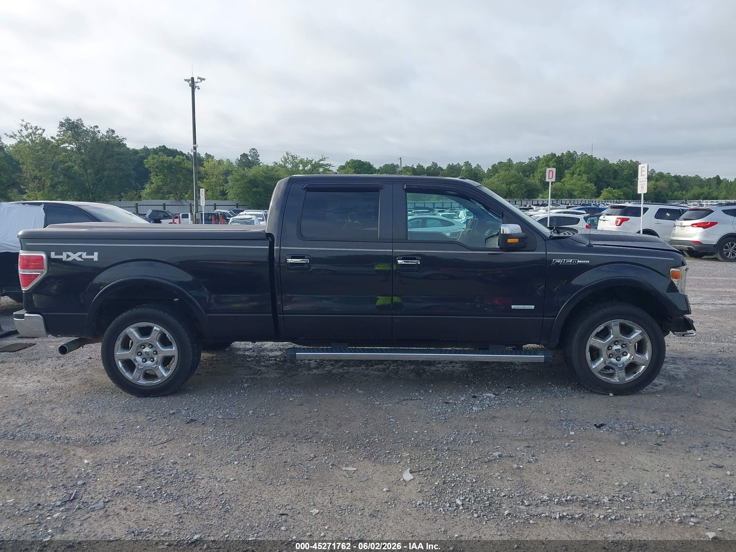 2013 Ford F-150 Lariat Черный vin: 1FTFW1ETXDFC04308