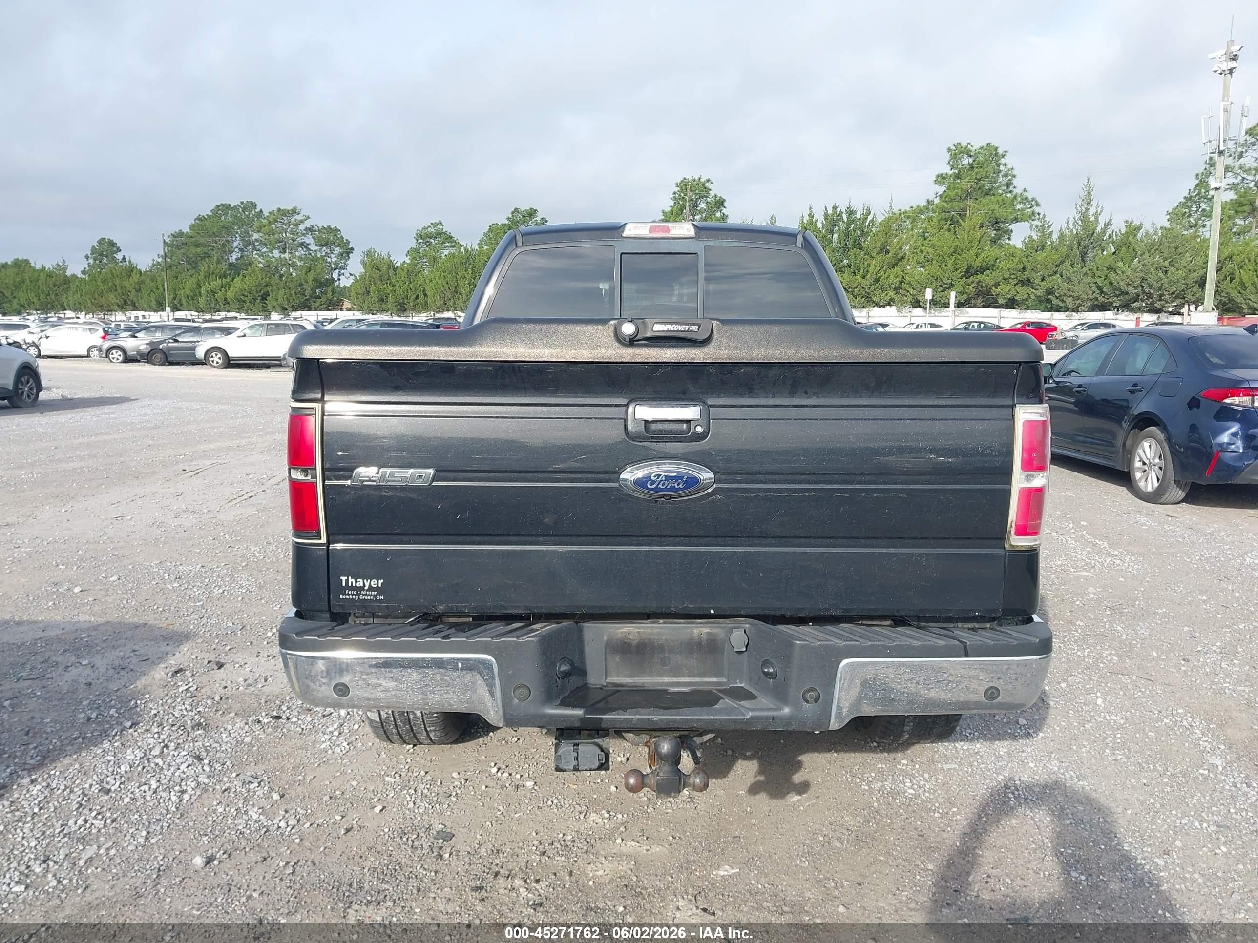 2013 Ford F-150 Lariat Черный vin: 1FTFW1ETXDFC04308