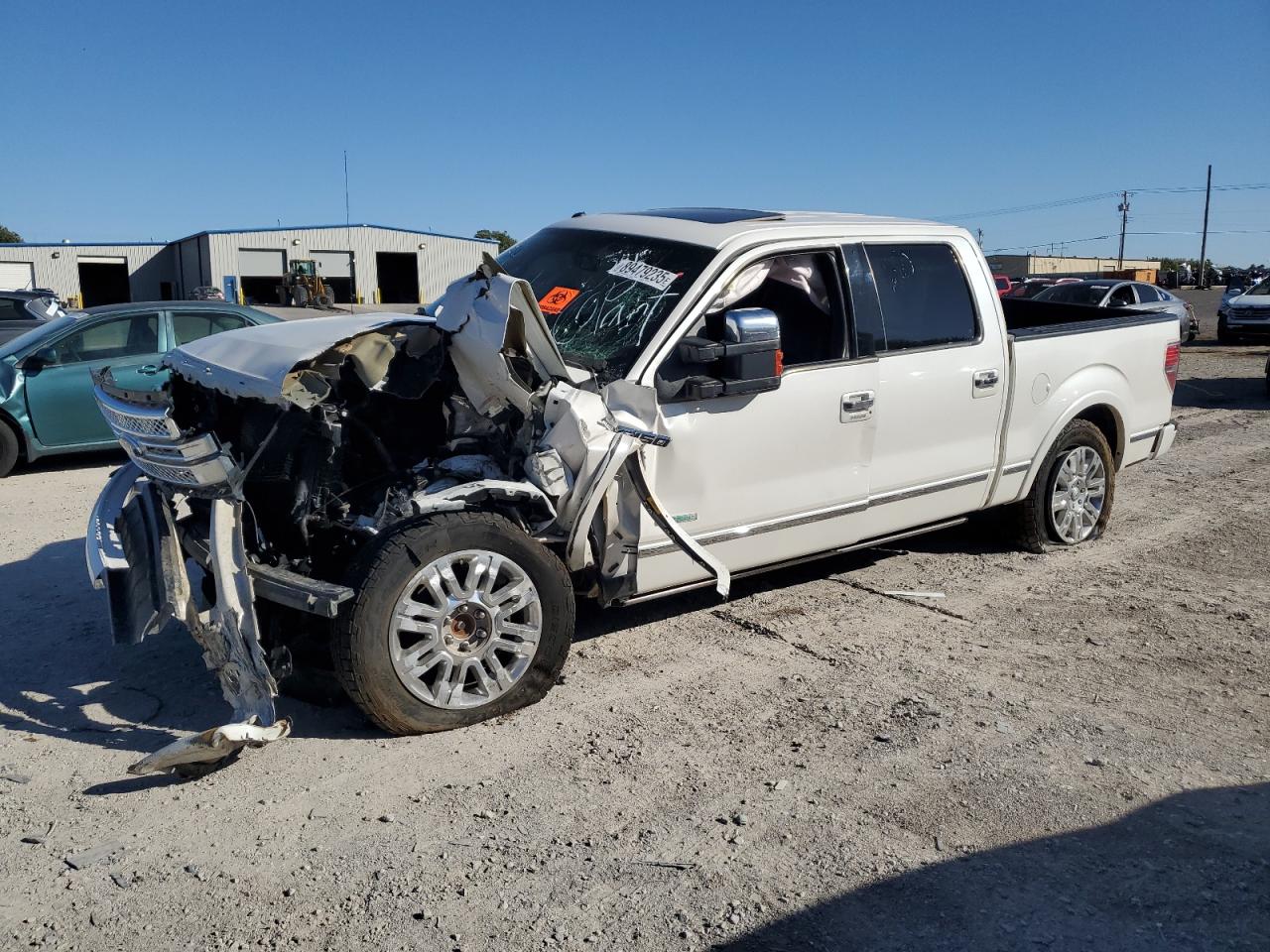 2013 Ford F150 Supercrew White vin: 1FTFW1ETXDFC35414