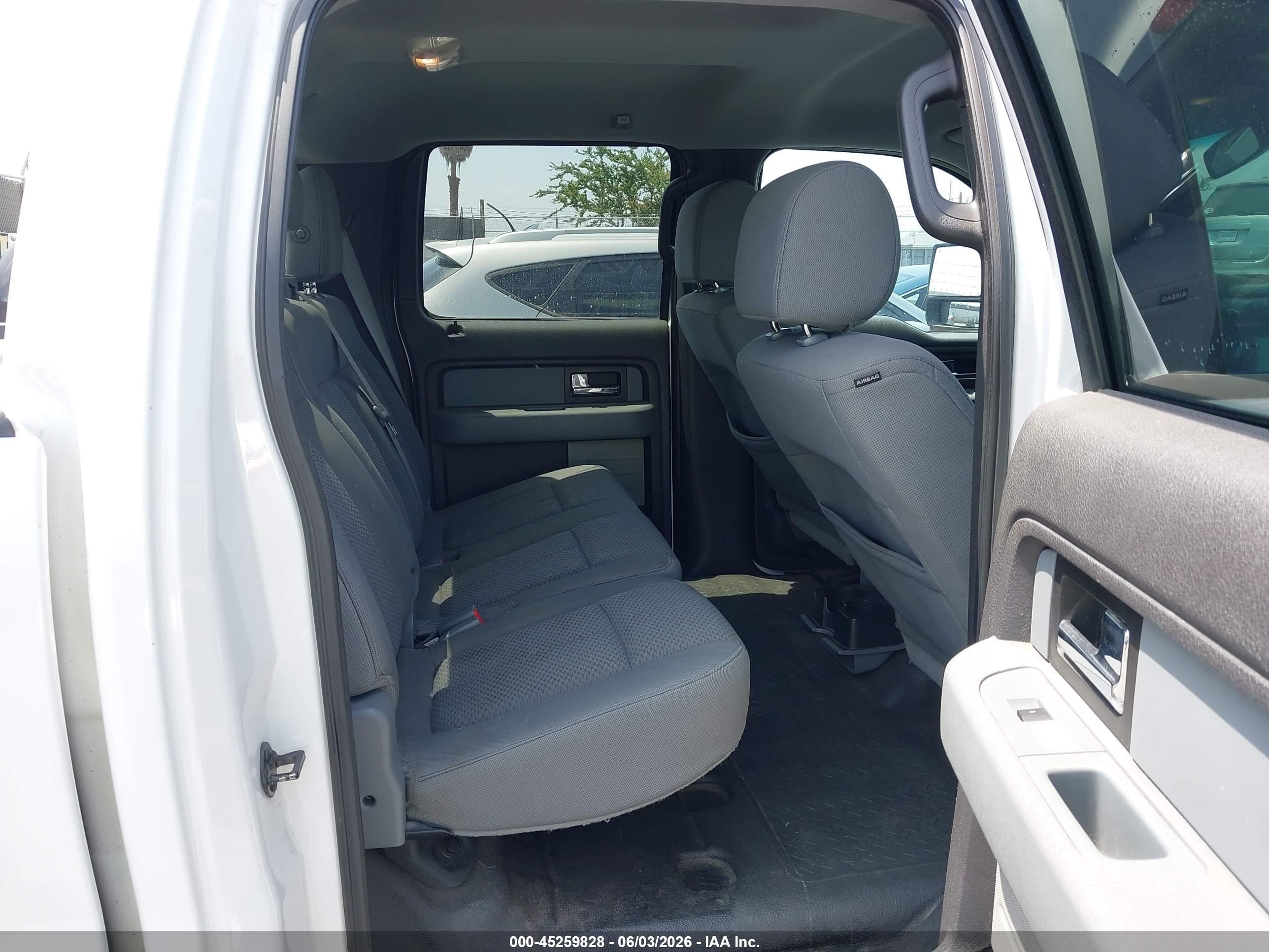 2013 Ford F-150 Xlt White vin: 1FTFW1ETXDFC44114
