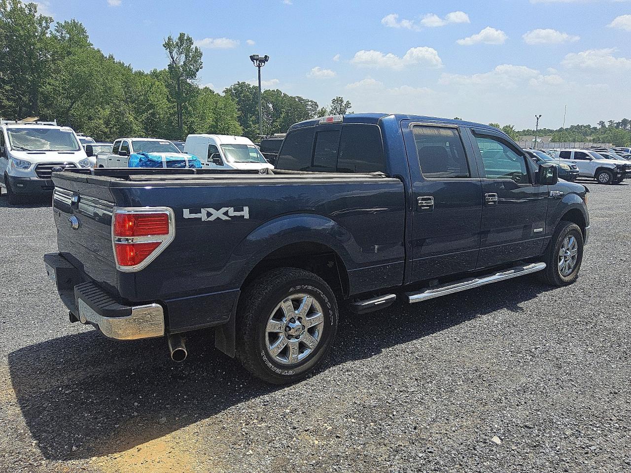 2013 Ford F150 Supercrew Blue vin: 1FTFW1ETXDFC48602