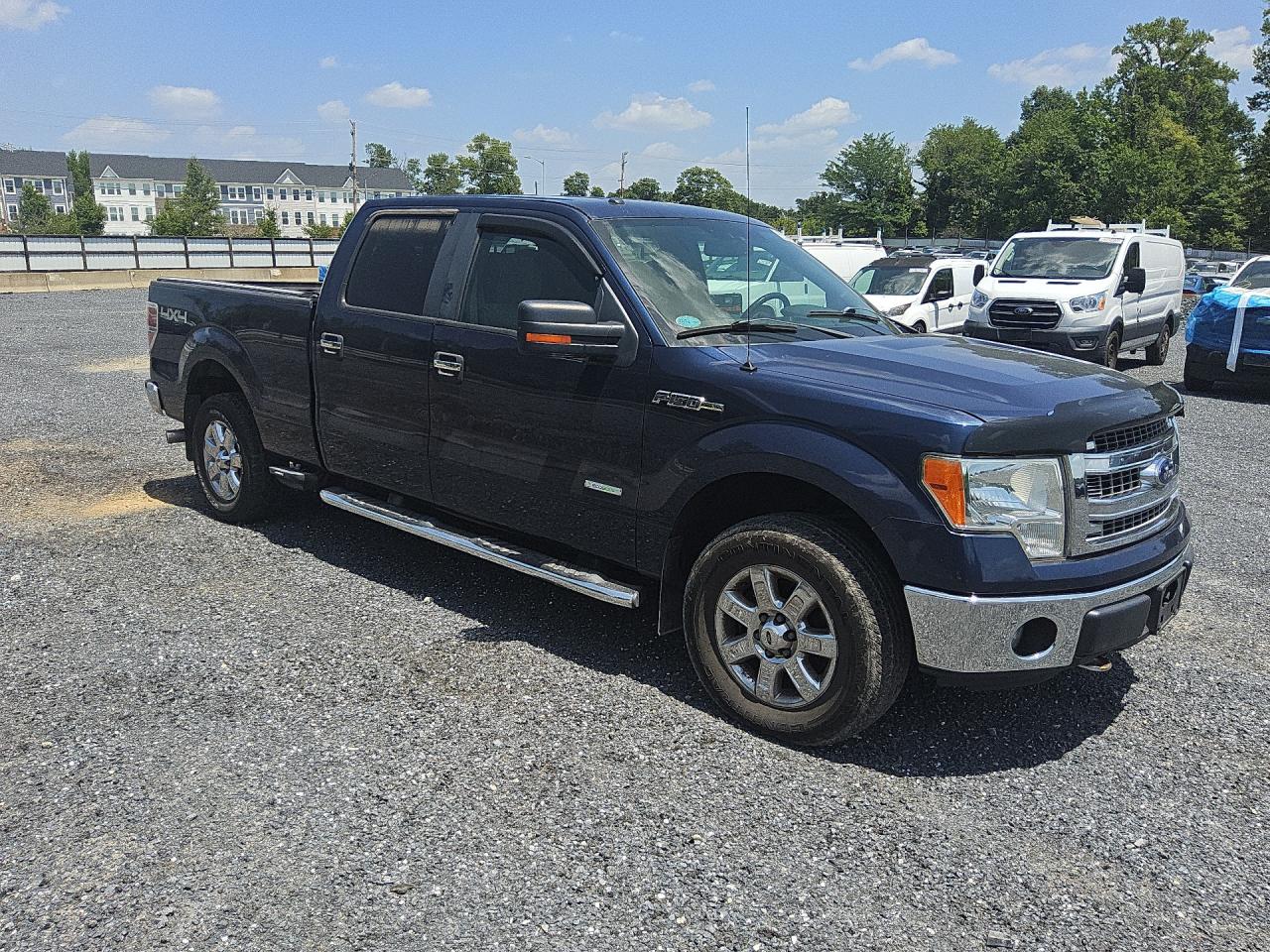 2013 Ford F150 Supercrew Blue vin: 1FTFW1ETXDFC48602 Damage: Battery, Broken, Replacement Required