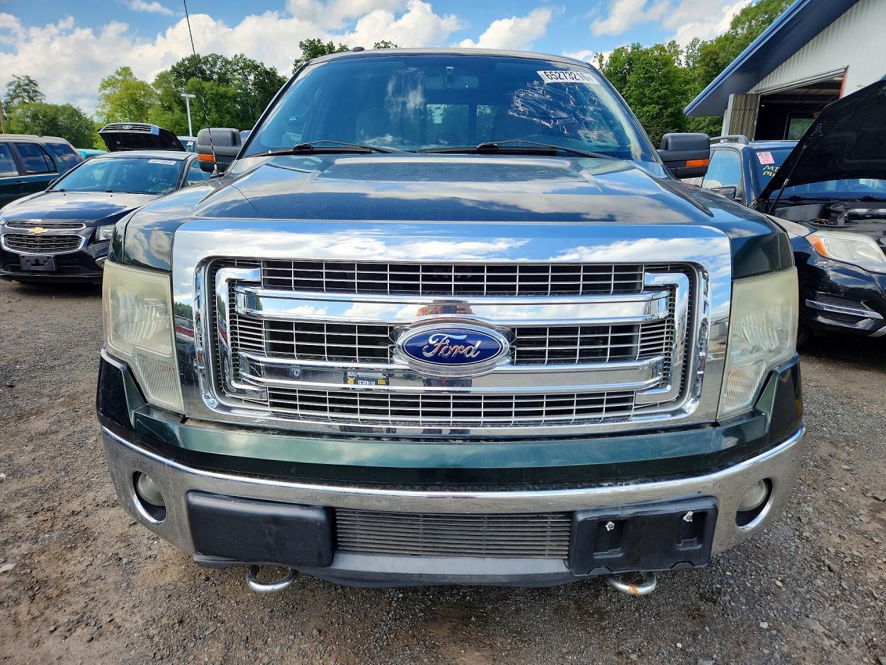 2013 Ford F150 Supercrew Green vin: 1FTFW1ETXDFC54870