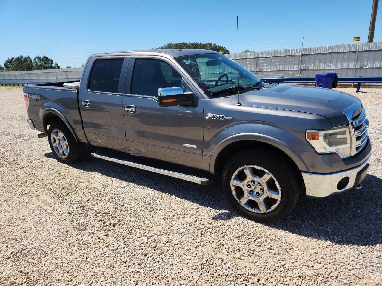 2013 Ford F150 Supercrew Gray vin: 1FTFW1ETXDFC61754