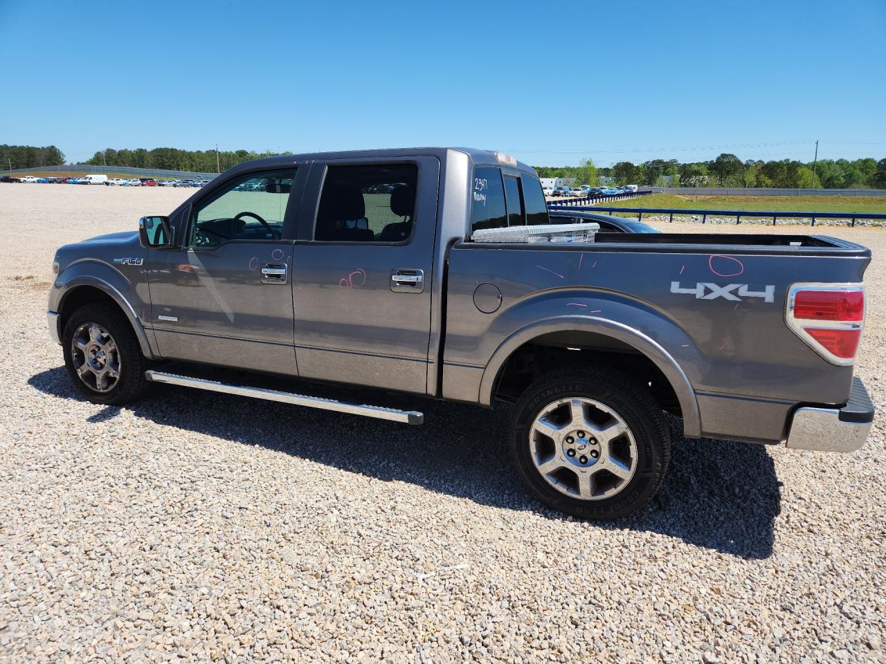 2013 Ford F150 Supercrew Gray vin: 1FTFW1ETXDFC61754
