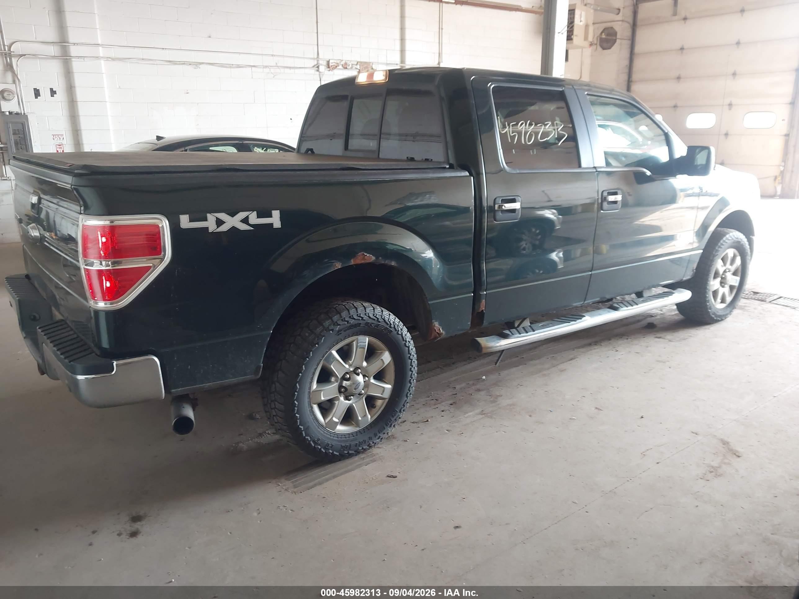 2013 Ford F-150 Xlt Green vin: 1FTFW1ETXDFC65531