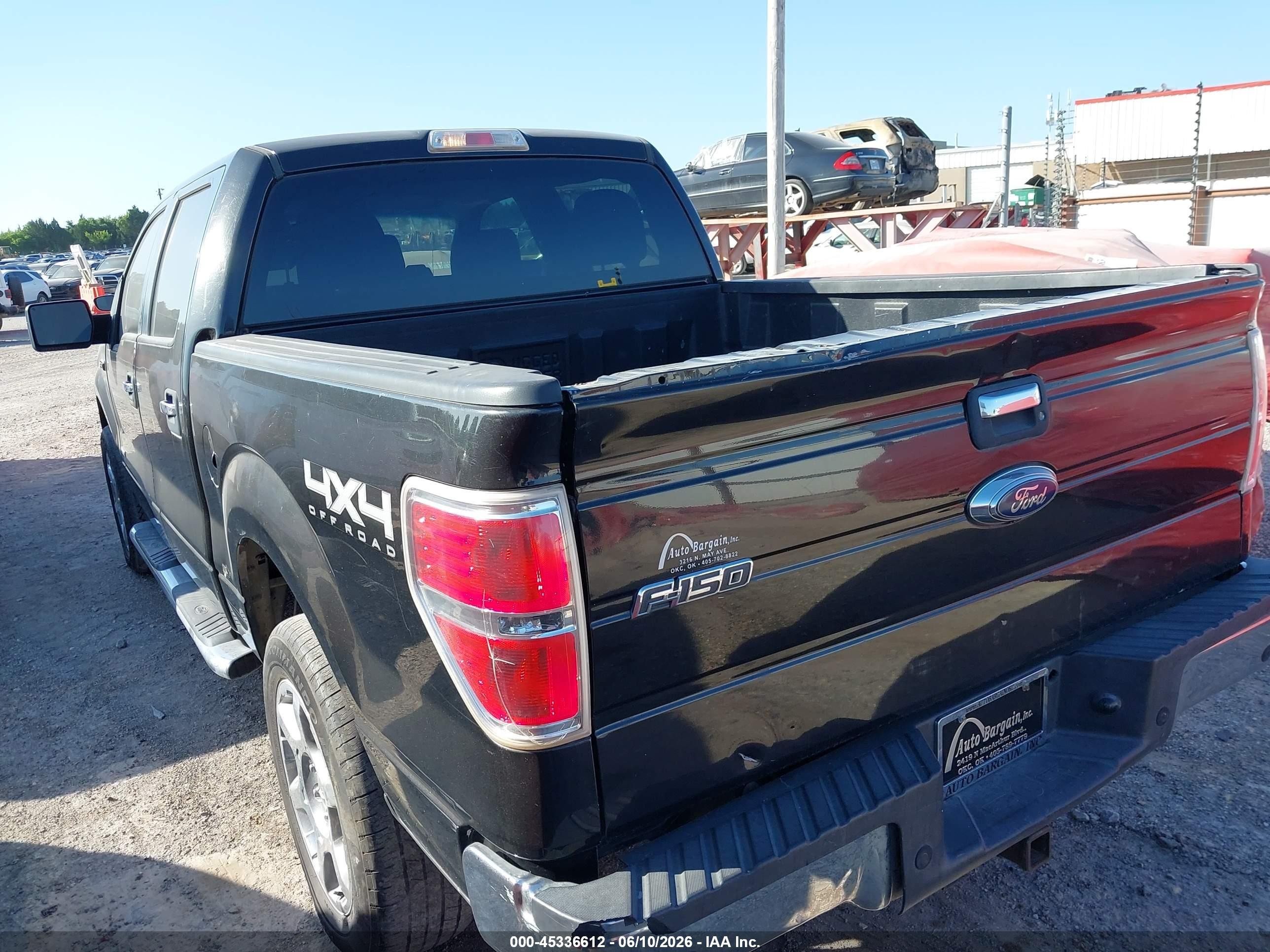 2013 Ford F-150 Xlt Black vin: 1FTFW1ETXDFC87044
