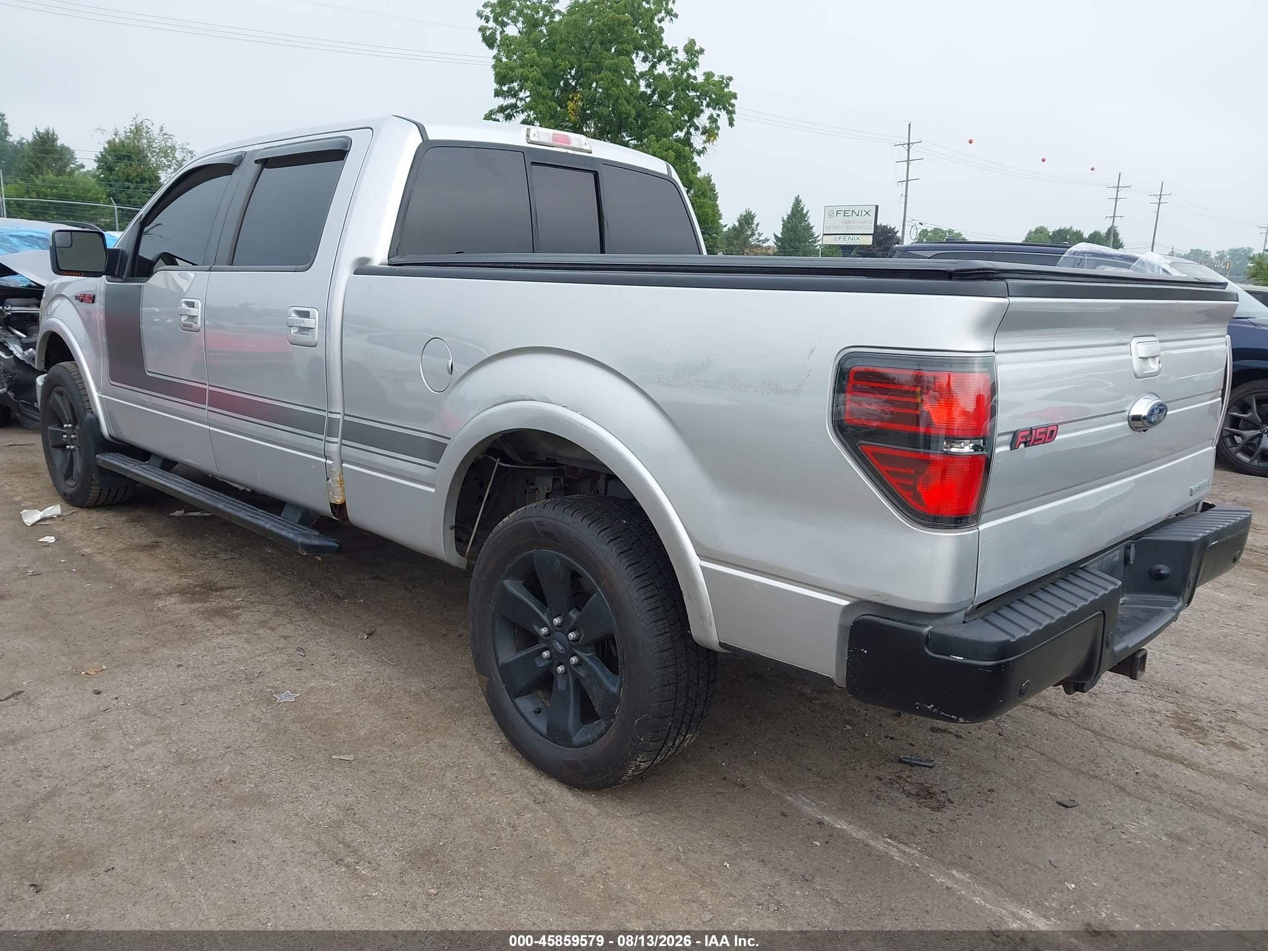 2013 Ford F-150 Fx4 Silver vin: 1FTFW1ETXDFC88226