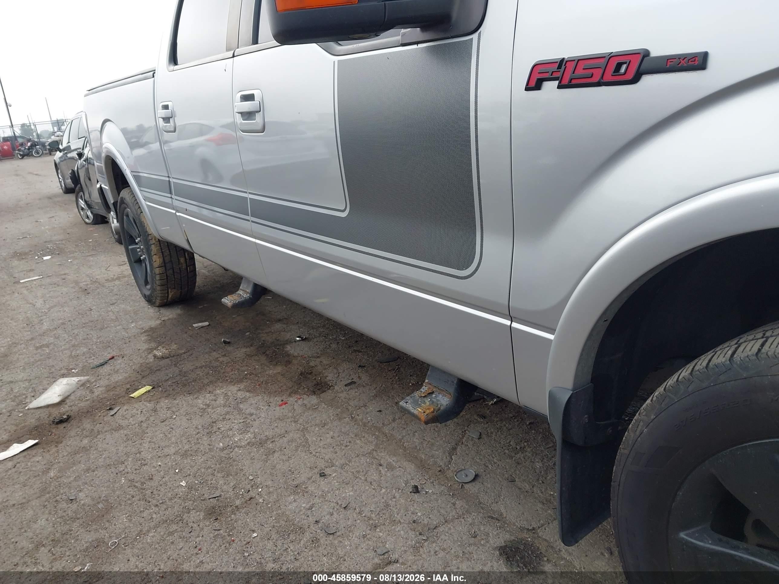 2013 Ford F-150 Fx4 Silver vin: 1FTFW1ETXDFC88226