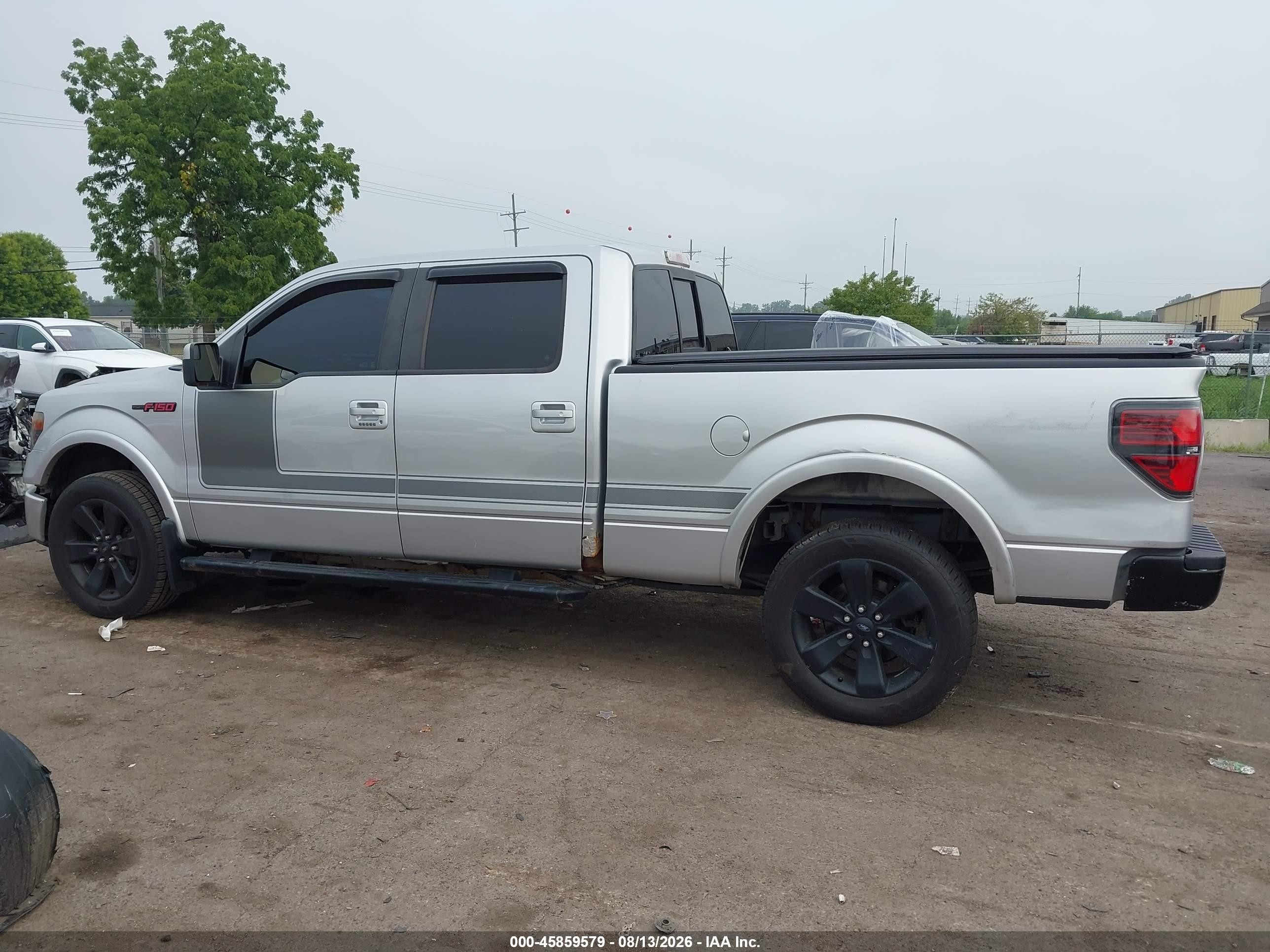 2013 Ford F-150 Fx4 Silver vin: 1FTFW1ETXDFC88226