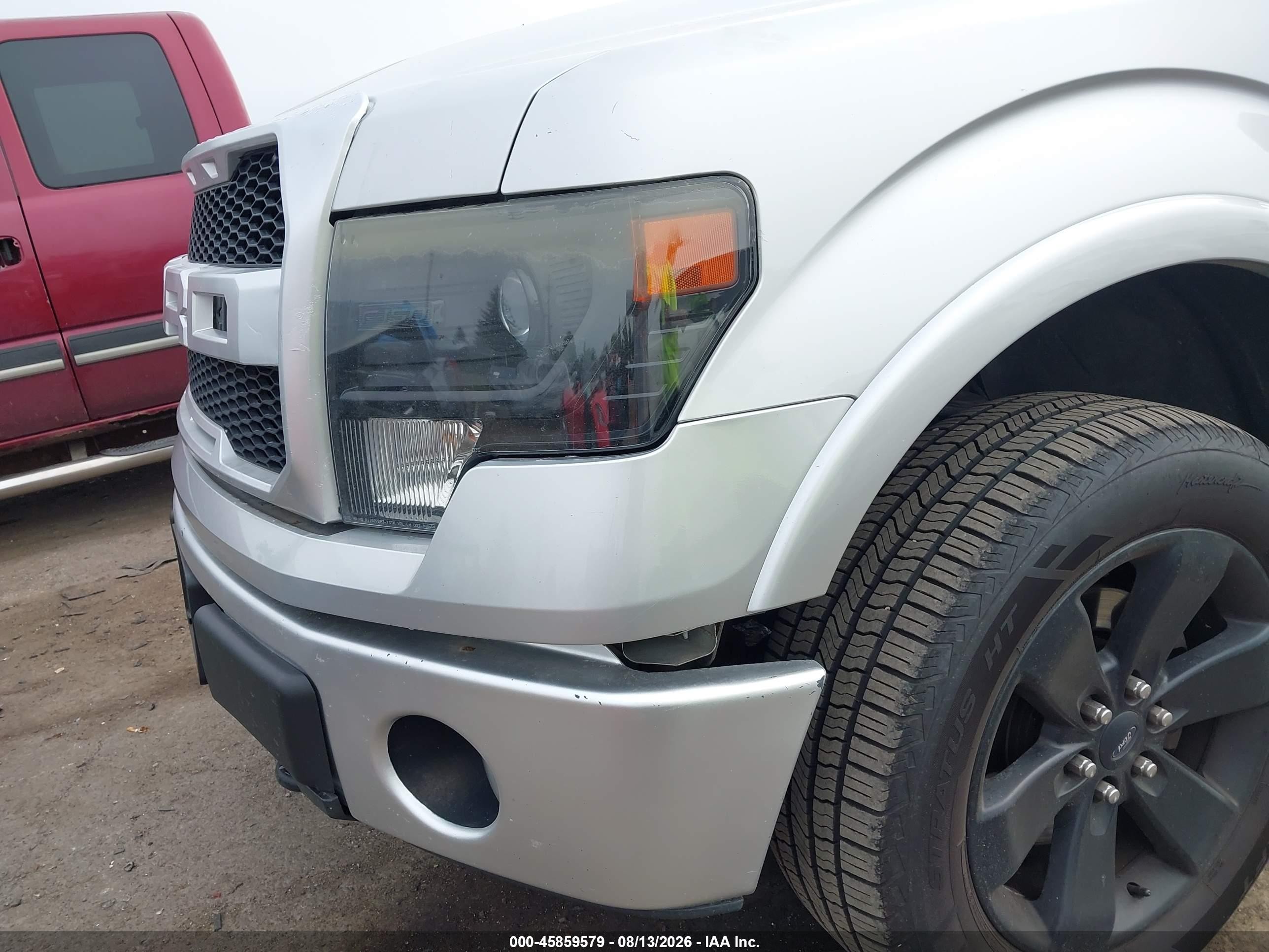 2013 Ford F-150 Fx4 Silver vin: 1FTFW1ETXDFC88226