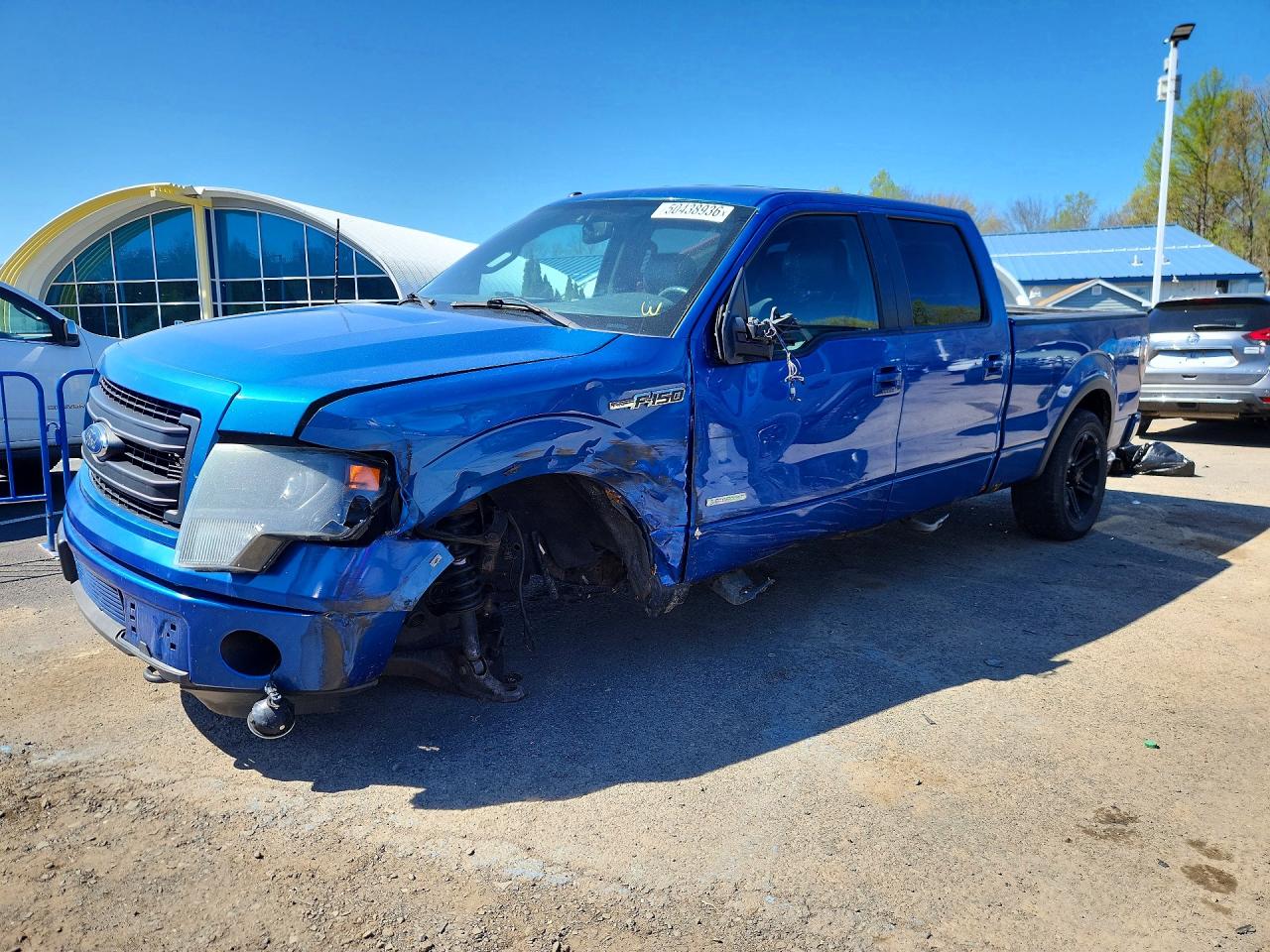 2013 Ford F150 Supercrew Blue vin: 1FTFW1ETXDFD35688
