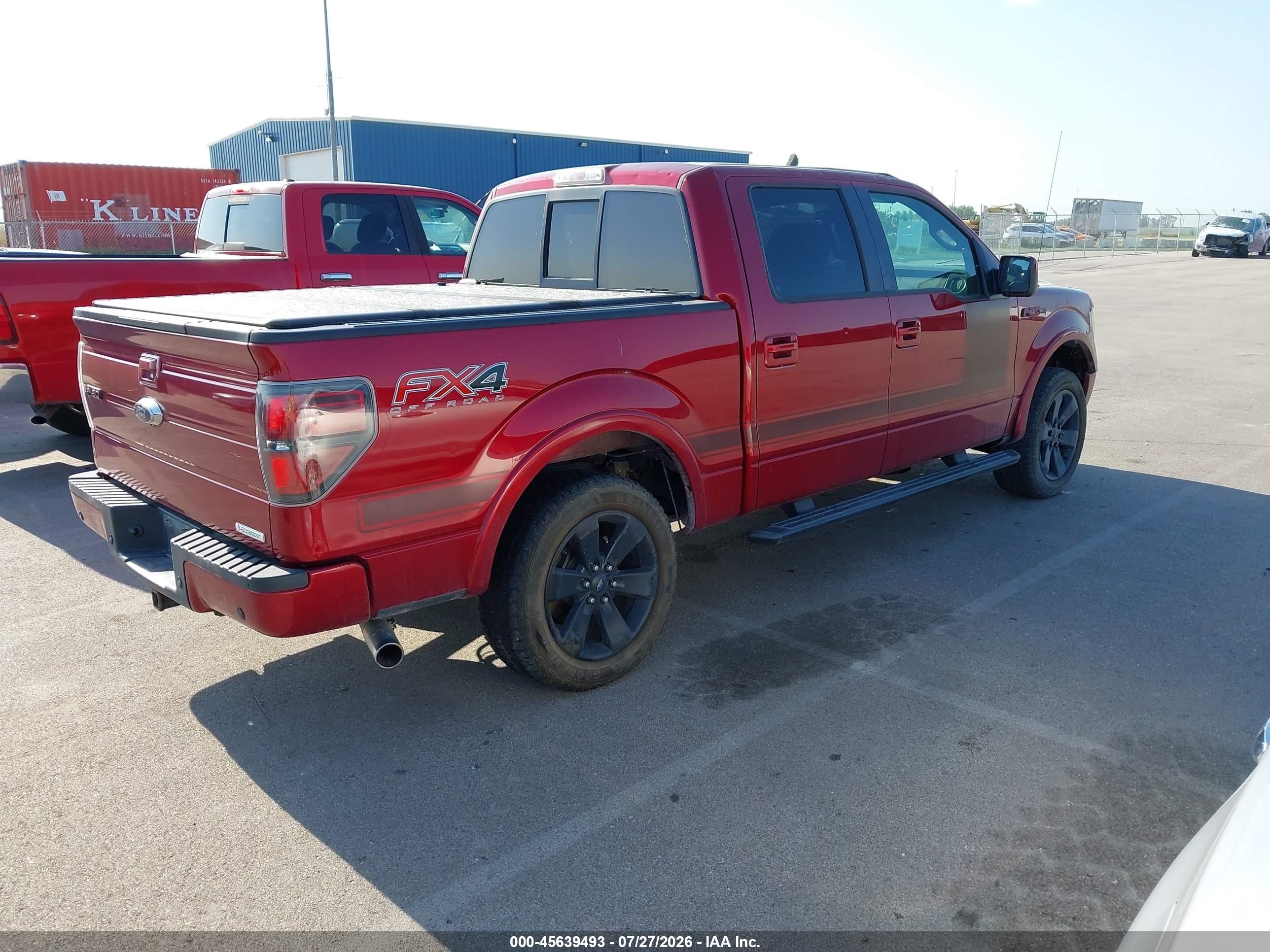 2013 Ford F-150 Fx4 Красный vin: 1FTFW1ETXDFD49042