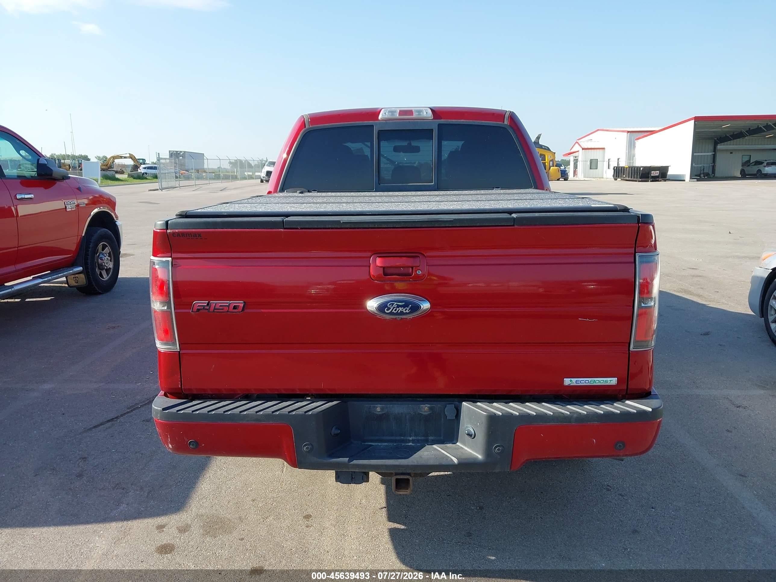 2013 Ford F-150 Fx4 Красный vin: 1FTFW1ETXDFD49042