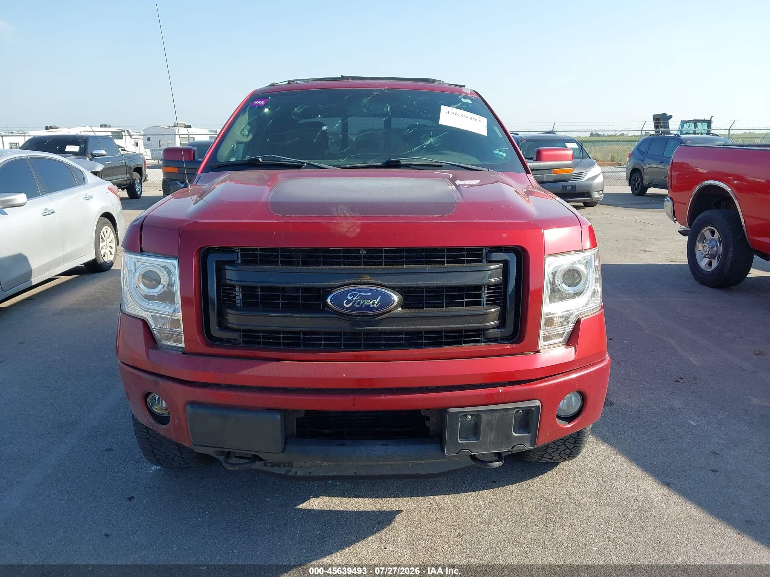 2013 Ford F-150 Fx4 Красный vin: 1FTFW1ETXDFD49042