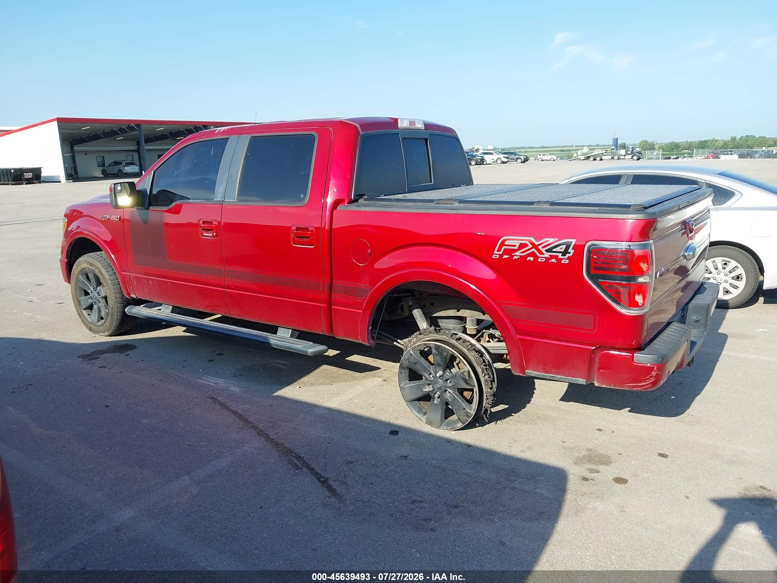 2013 Ford F-150 Fx4 Красный vin: 1FTFW1ETXDFD49042