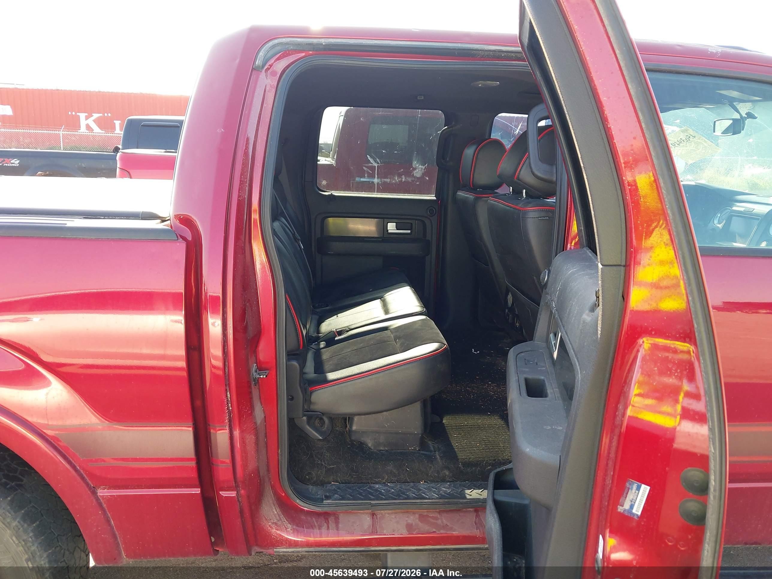 2013 Ford F-150 Fx4 Красный vin: 1FTFW1ETXDFD49042