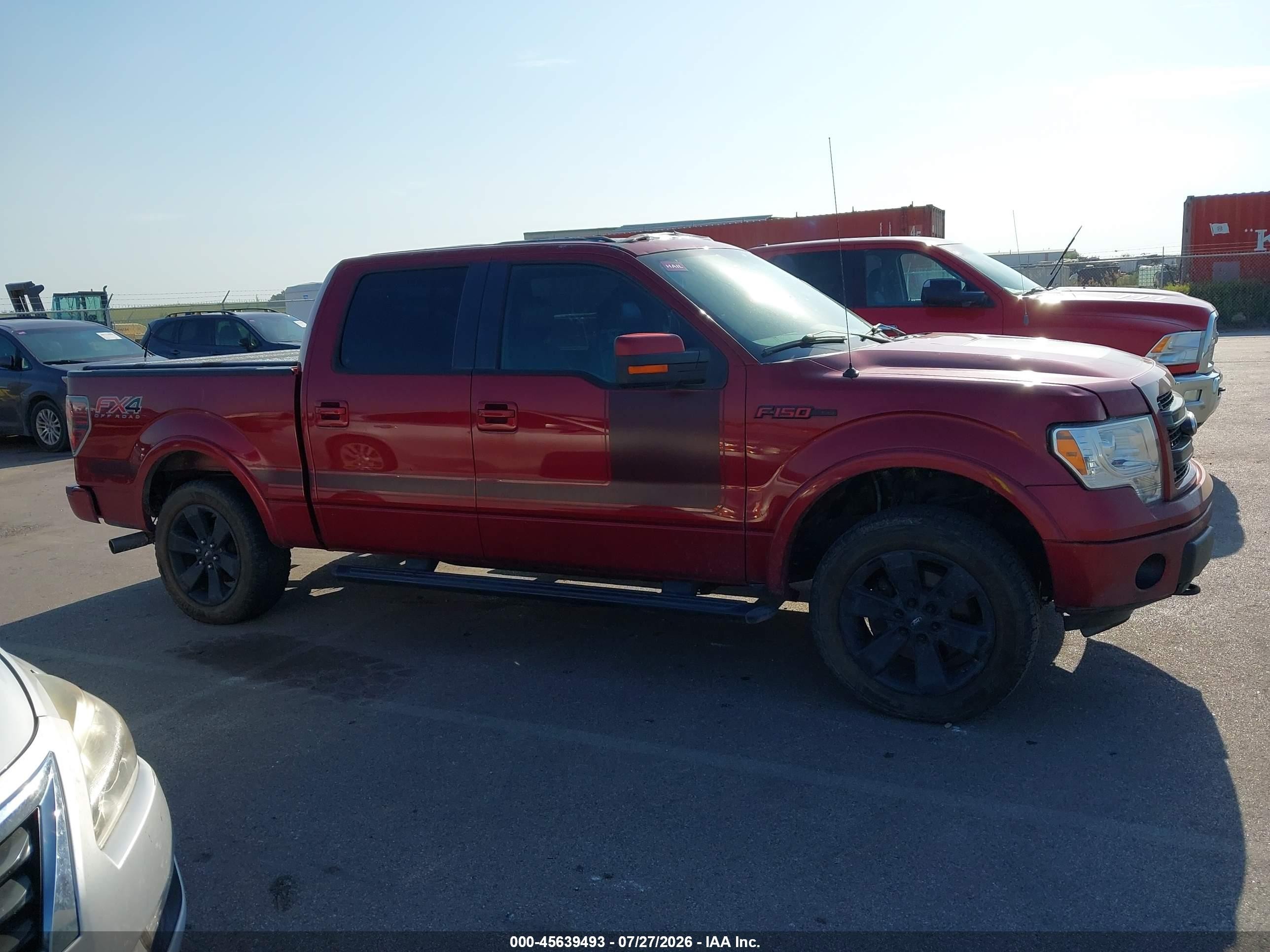 2013 Ford F-150 Fx4 Красный vin: 1FTFW1ETXDFD49042
