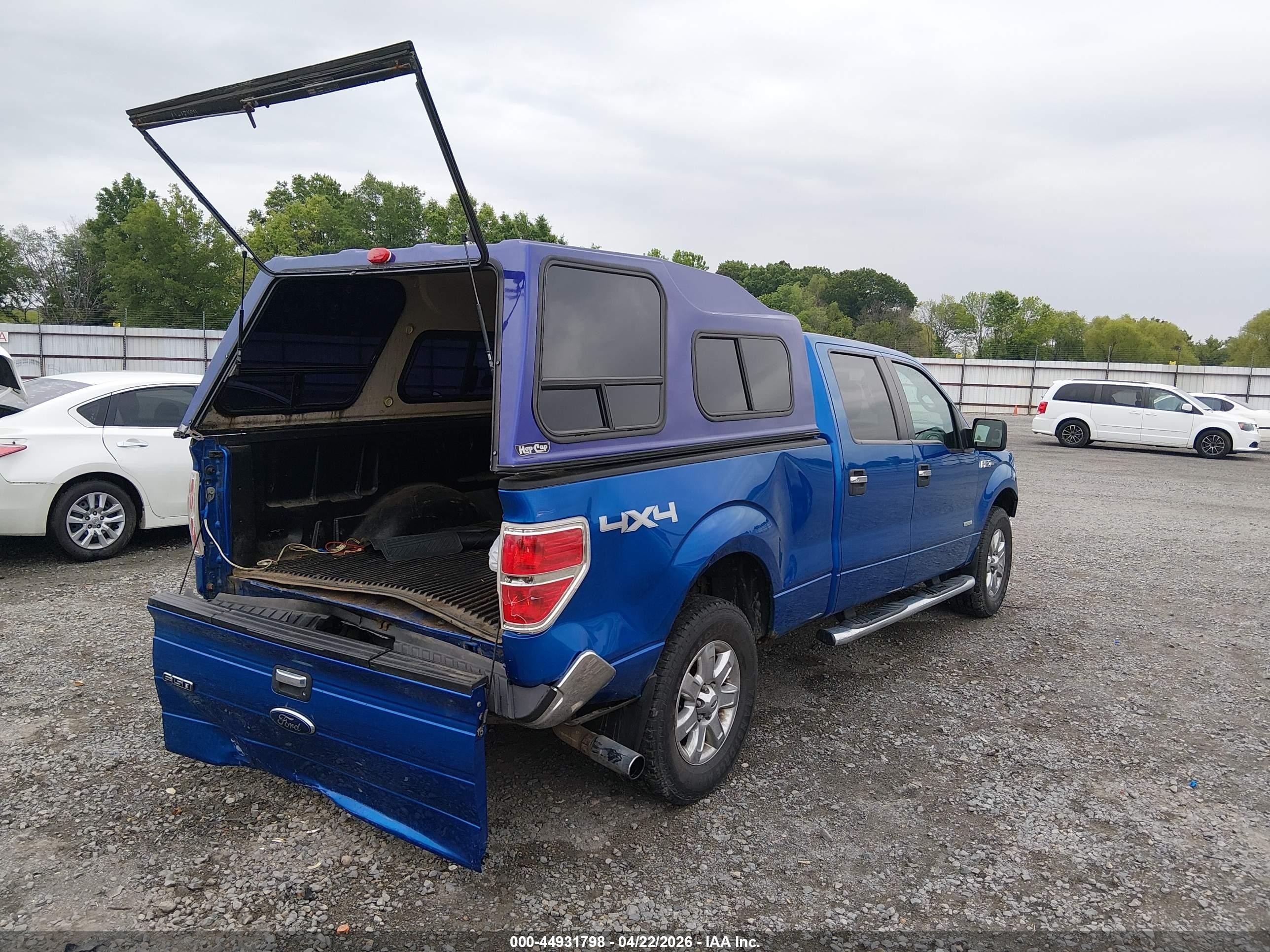 2013 Ford F-150 Xlt Blue vin: 1FTFW1ETXDFD53740