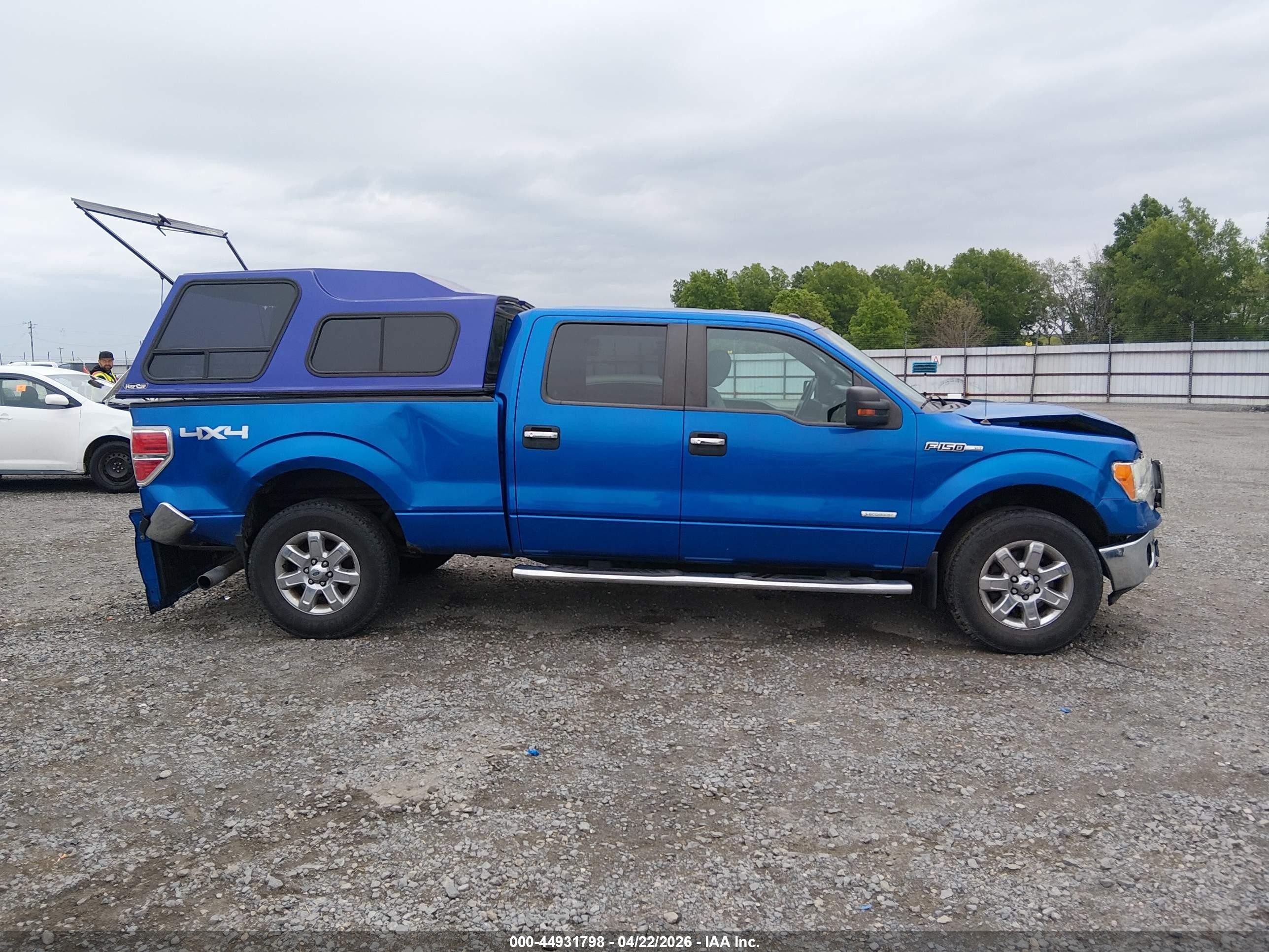 2013 Ford F-150 Xlt Blue vin: 1FTFW1ETXDFD53740