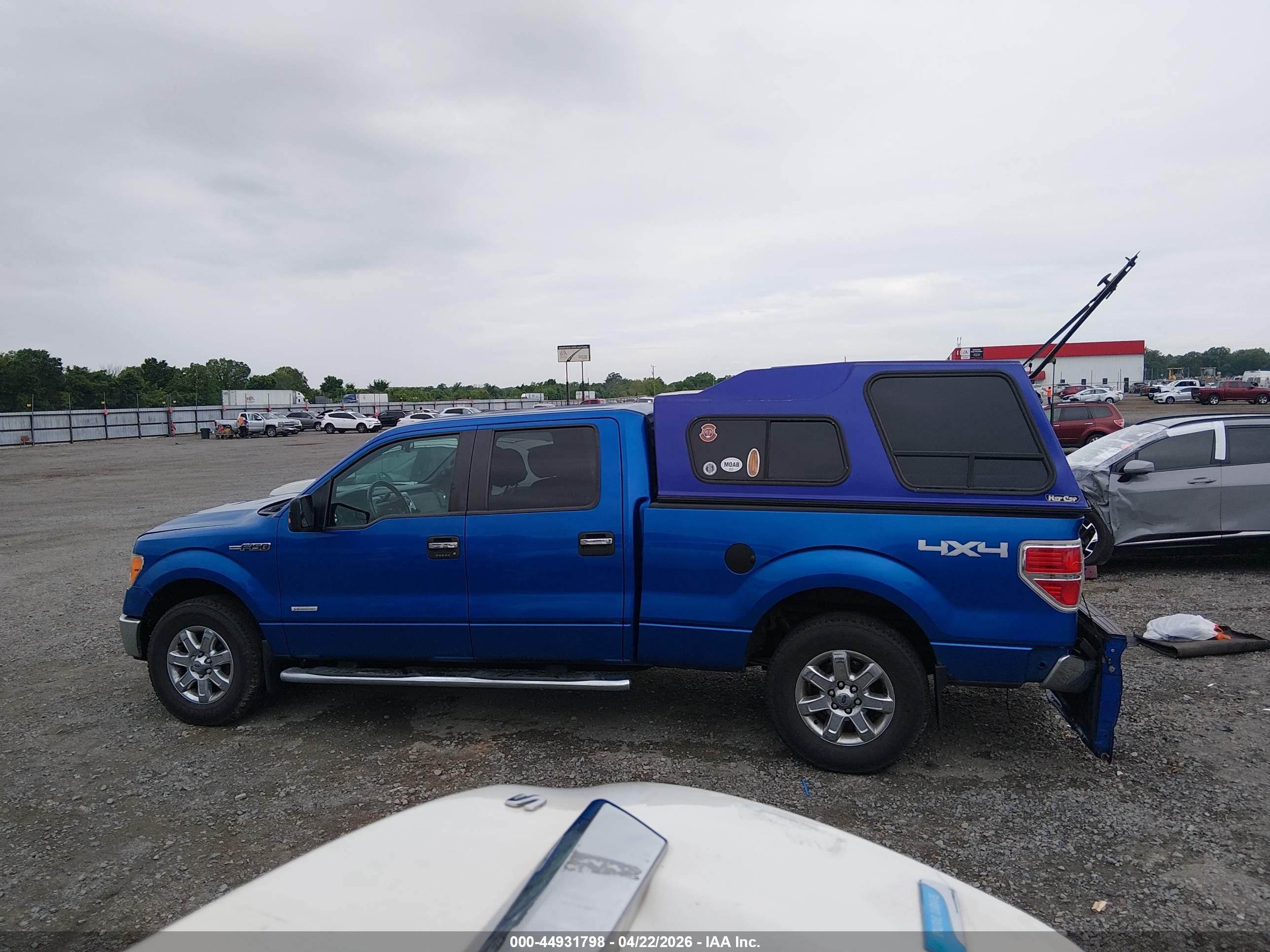 2013 Ford F-150 Xlt Blue vin: 1FTFW1ETXDFD53740