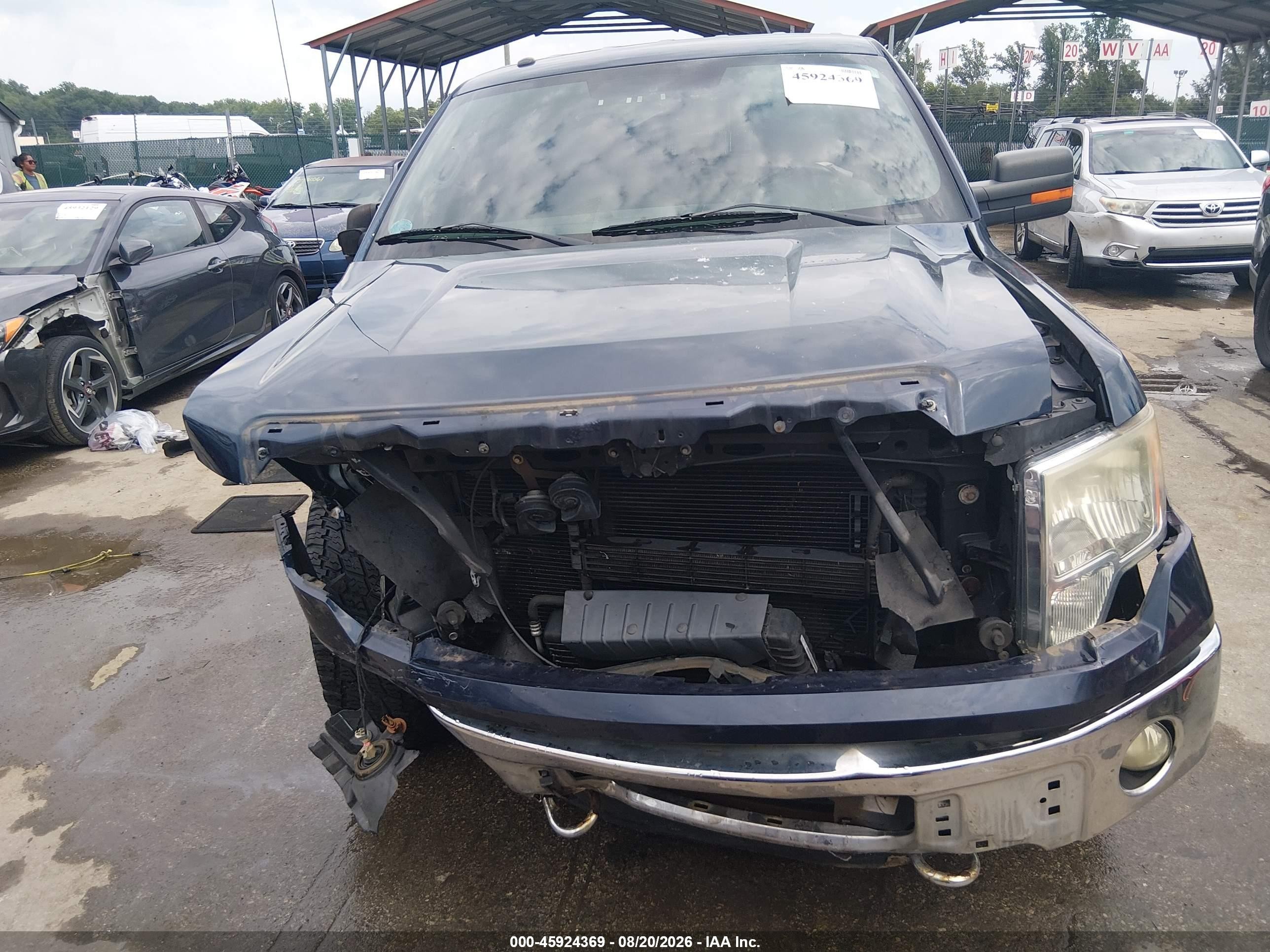 2013 Ford F-150 Xlt Blue vin: 1FTFW1ETXDFD64494