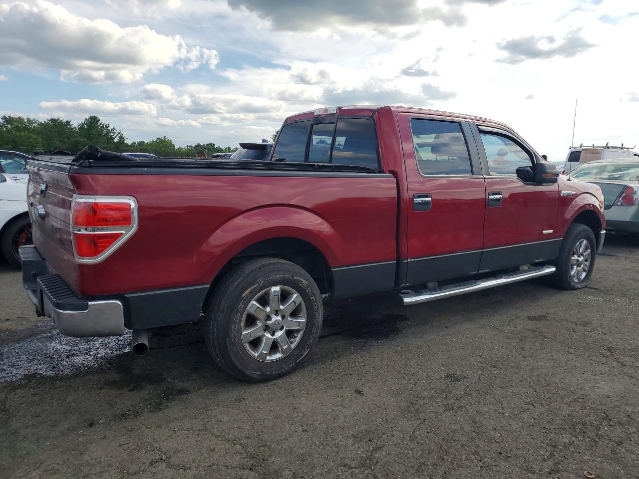 2013 Ford F150 Supercrew Red vin: 1FTFW1ETXDFD79304