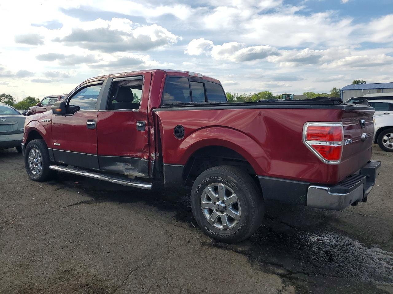 2013 Ford F150 Supercrew Red vin: 1FTFW1ETXDFD79304