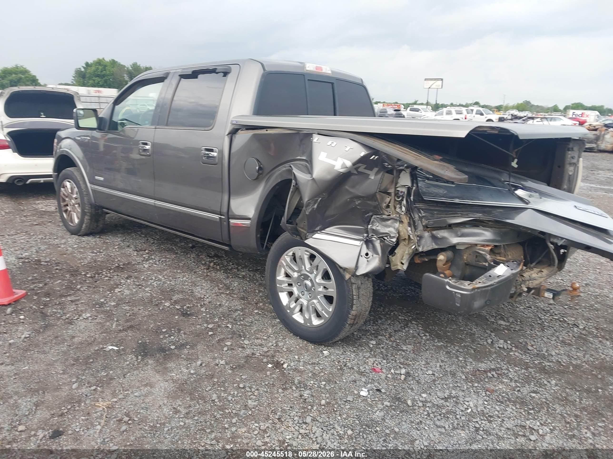 2013 Ford F-150 Platinum Серебряный vin: 1FTFW1ETXDFD92702