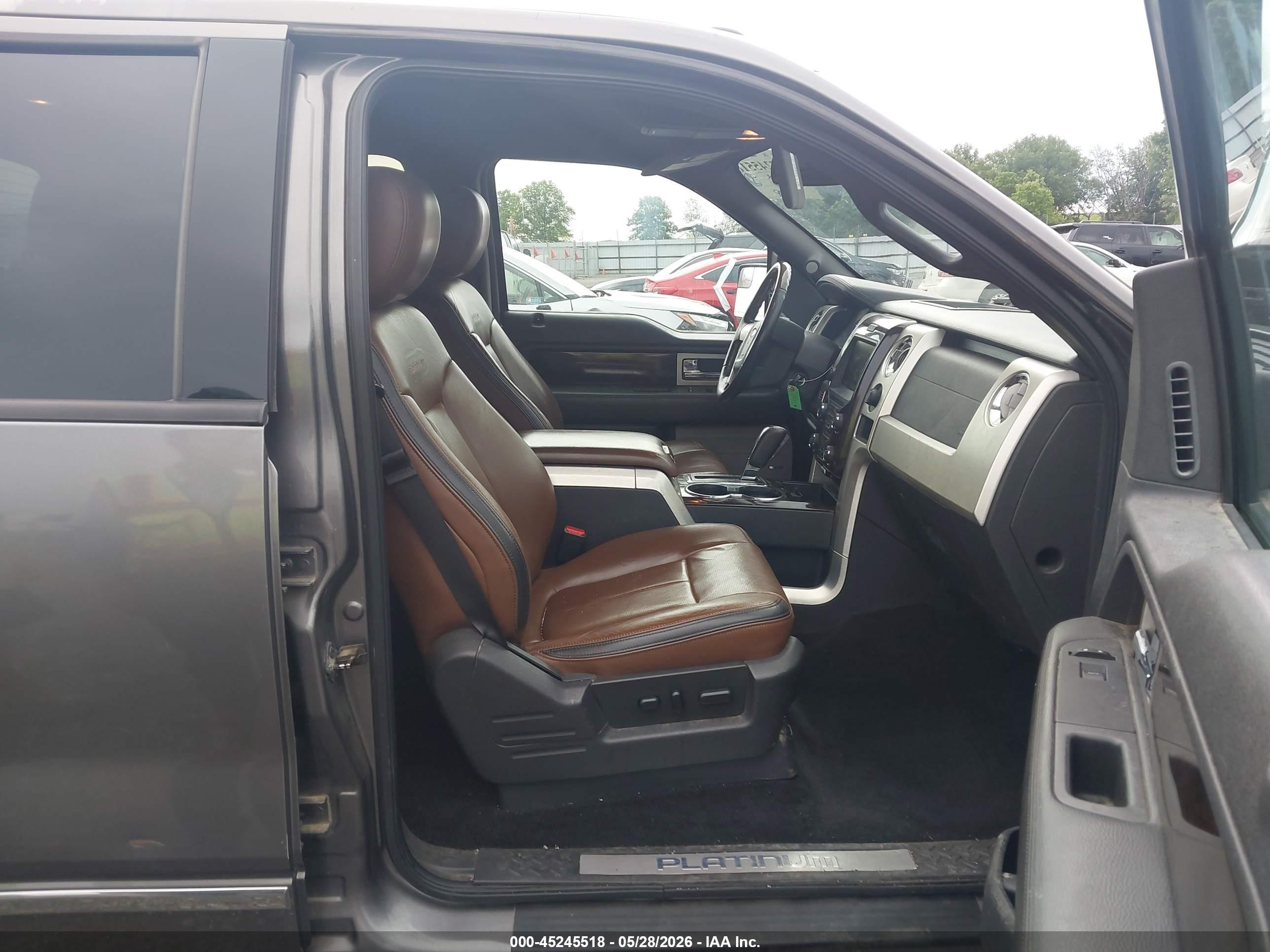 2013 Ford F-150 Platinum Серебряный vin: 1FTFW1ETXDFD92702