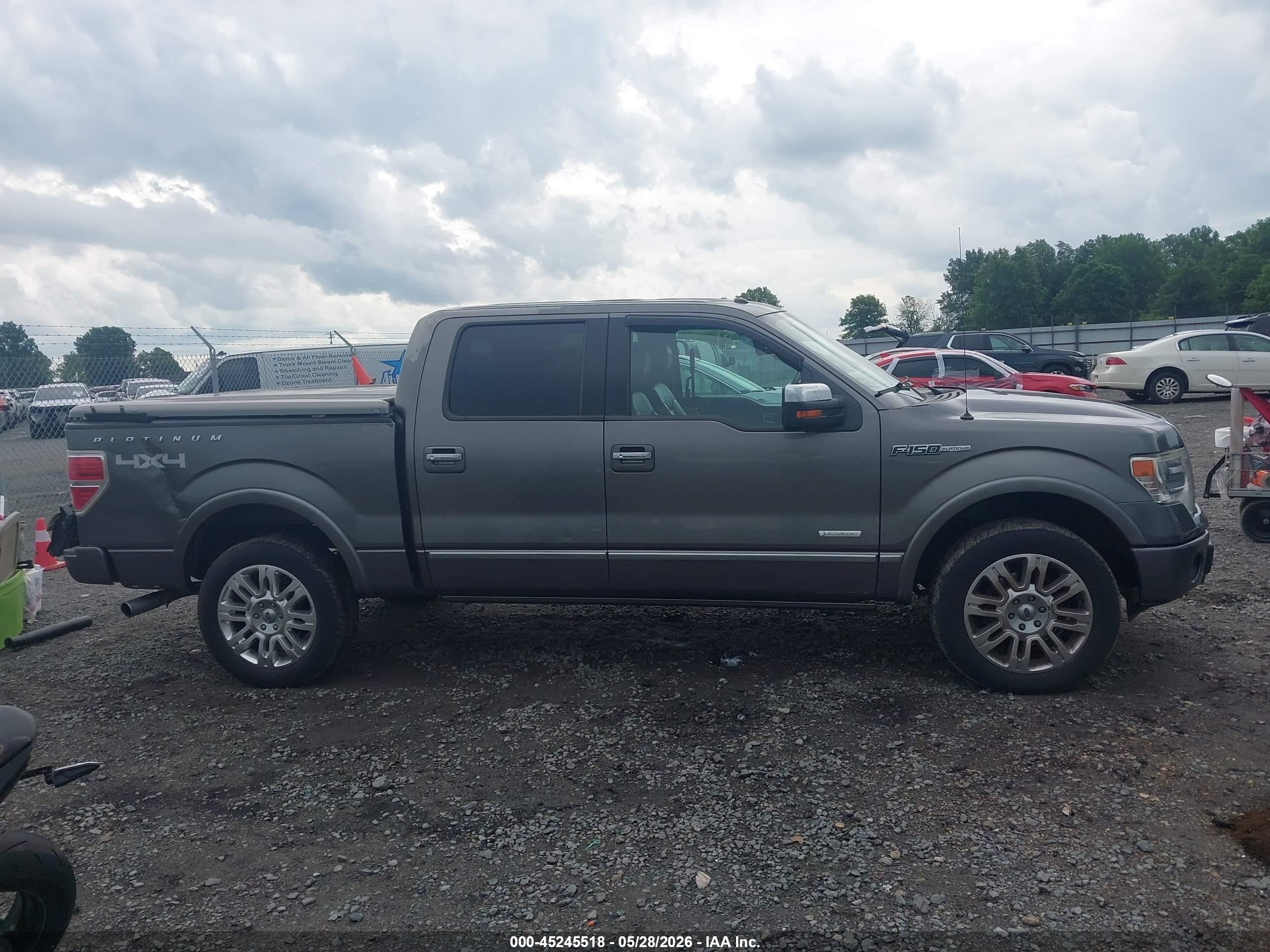 2013 Ford F-150 Platinum Серебряный vin: 1FTFW1ETXDFD92702