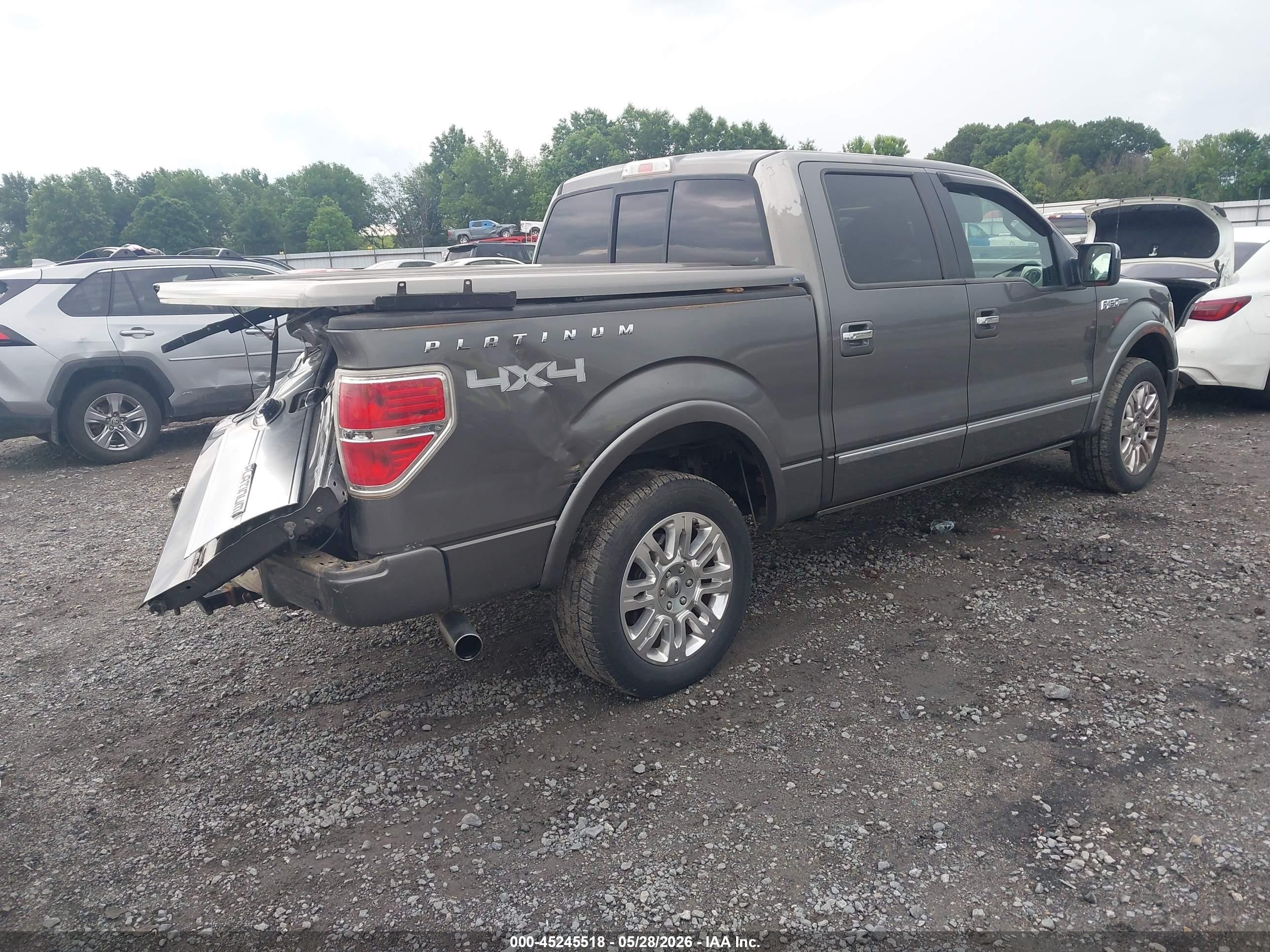 2013 Ford F-150 Platinum Серебряный vin: 1FTFW1ETXDFD92702