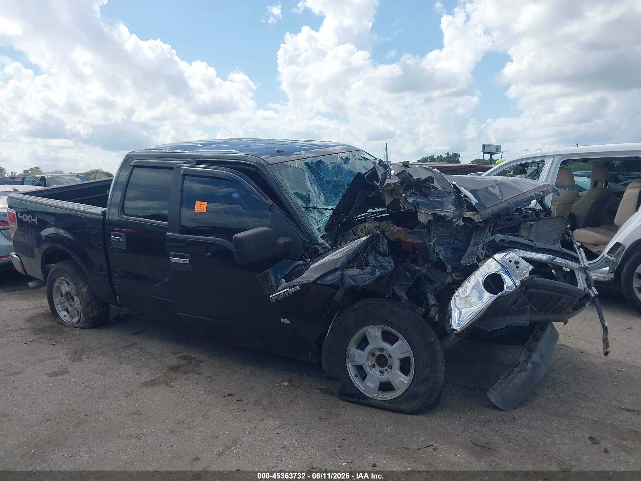 2013 Ford F-150 Xlt Black vin: 1FTFW1ETXDFD98936