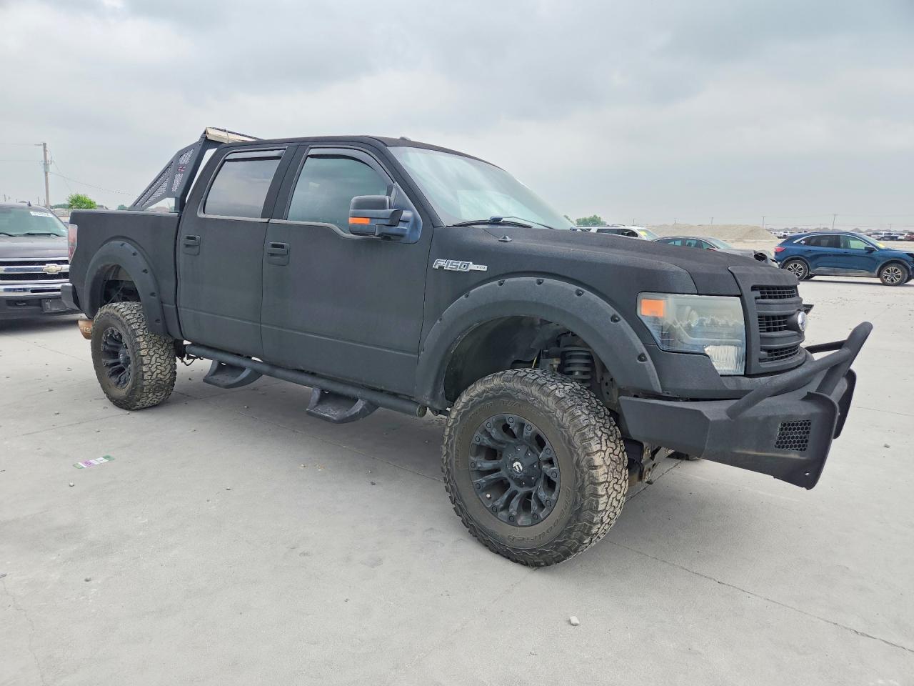 2013 Ford F150 Supercrew Black vin: 1FTFW1ETXDKD47122