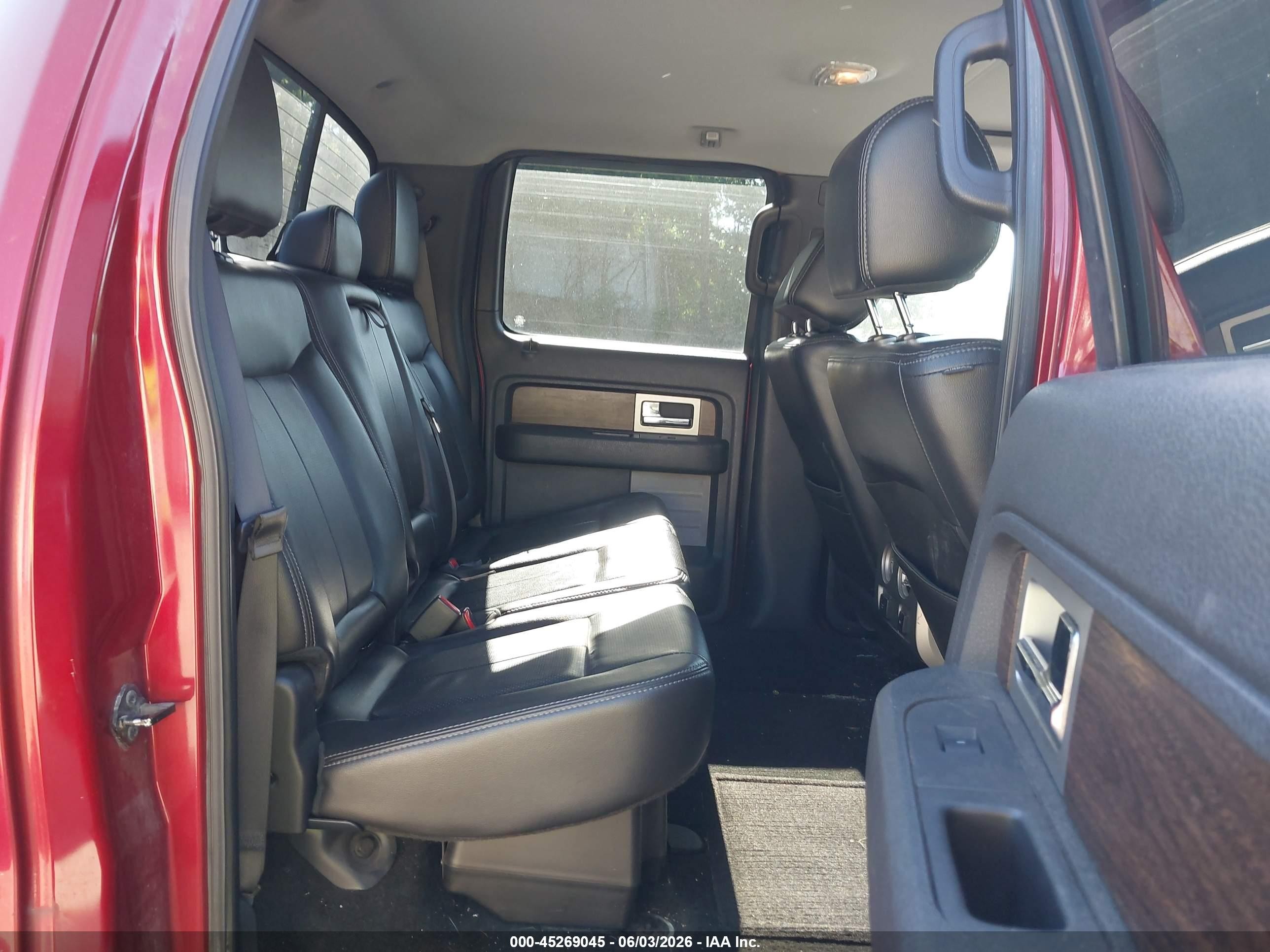 2013 Ford F-150 Lariat Red vin: 1FTFW1ETXDKD71128