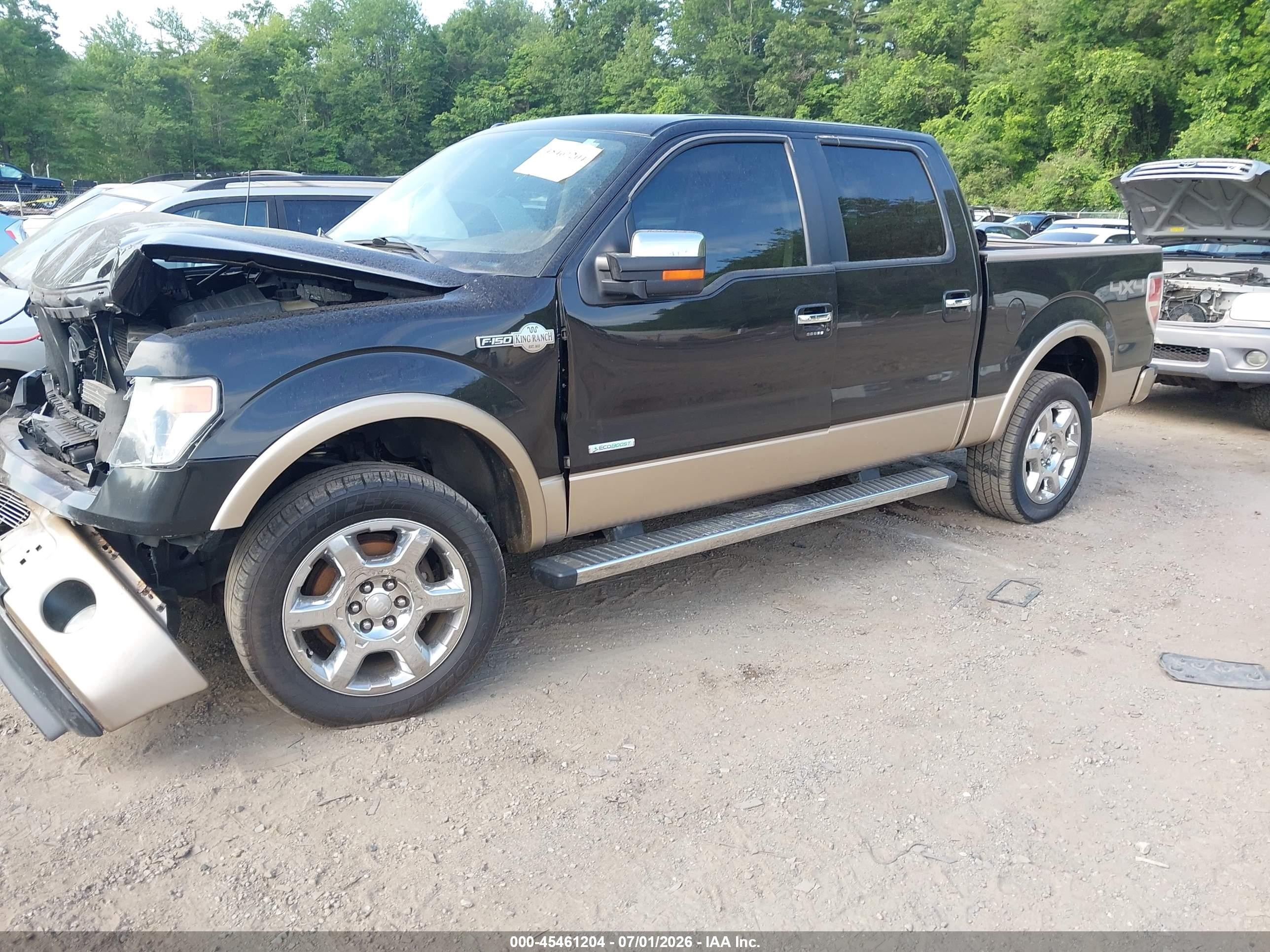 2013 Ford F-150 Fx4/king Ranch/lariat/limited/platinum/xl/xlt Black vin: 1FTFW1ETXDKD99172