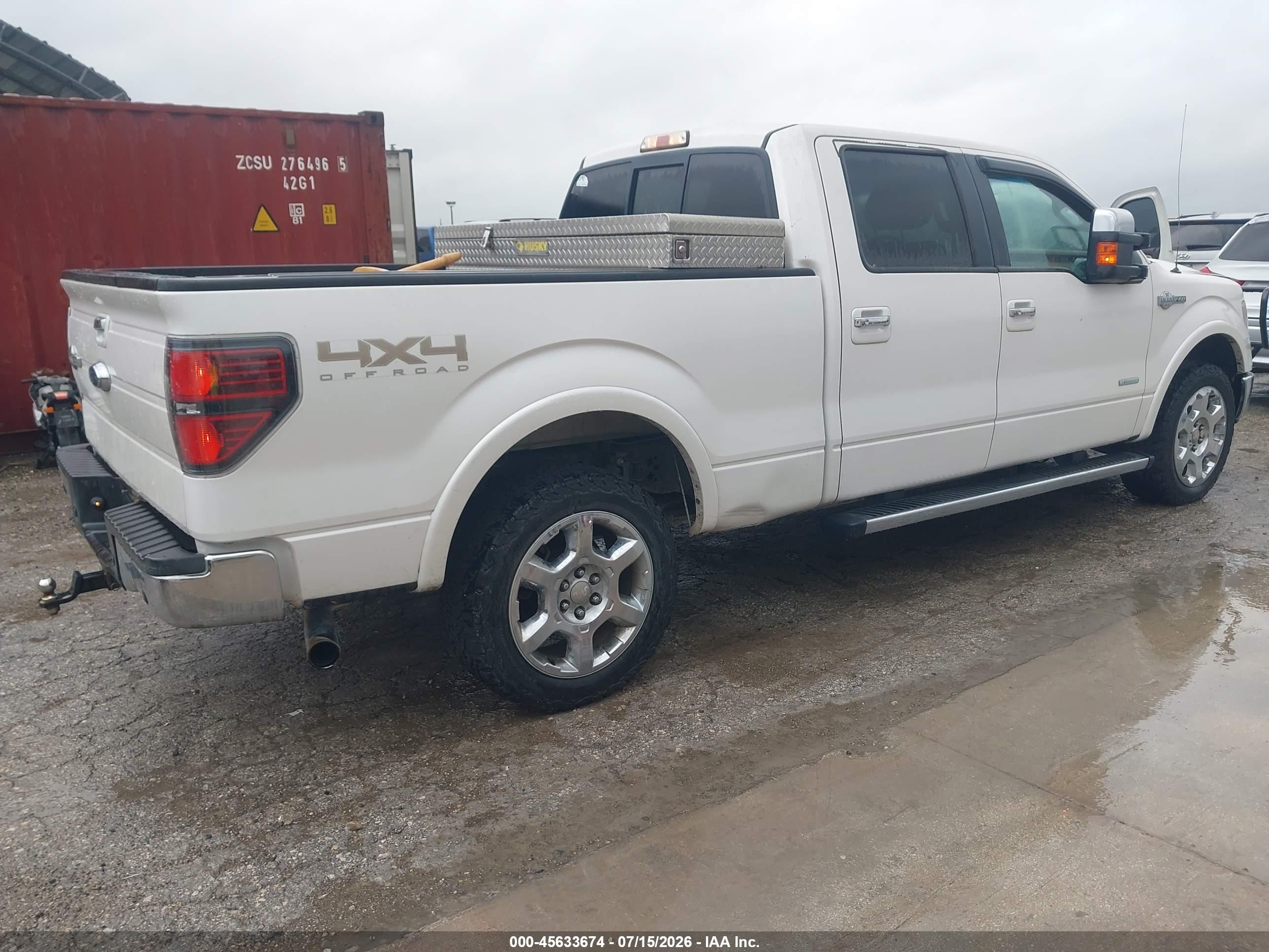 2013 Ford F-150 King Ranch White vin: 1FTFW1ETXDKE10767